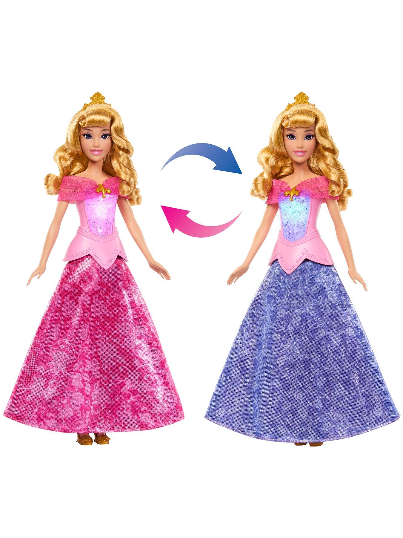 Image 3 of 7 of Disney Princess <p>Aurora Pink to Blue Dress Fashion Doll with Light-Up Bodice, Inspired by Disney's Sleeping Beauty</p>