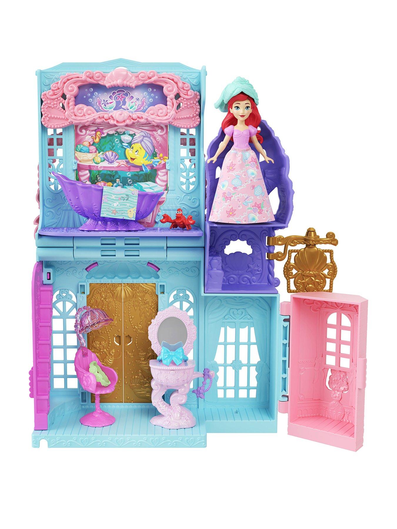 Disney Princess Disney Princess Ariel Sea Spa Playset with Small Doll, Sebastian Figure, Furniture and Accessories   