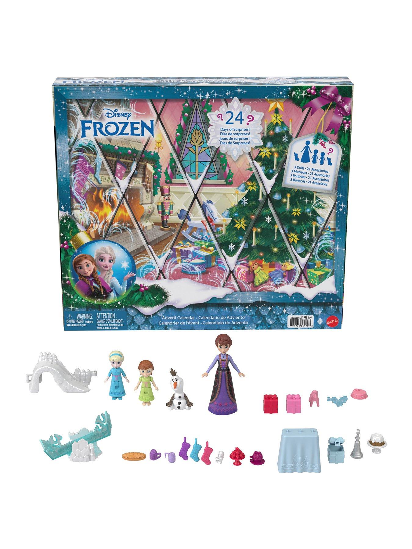 Disney Princess Advent Calendar with Young Anna, Elsa, Queen Iduna  &  Olaf