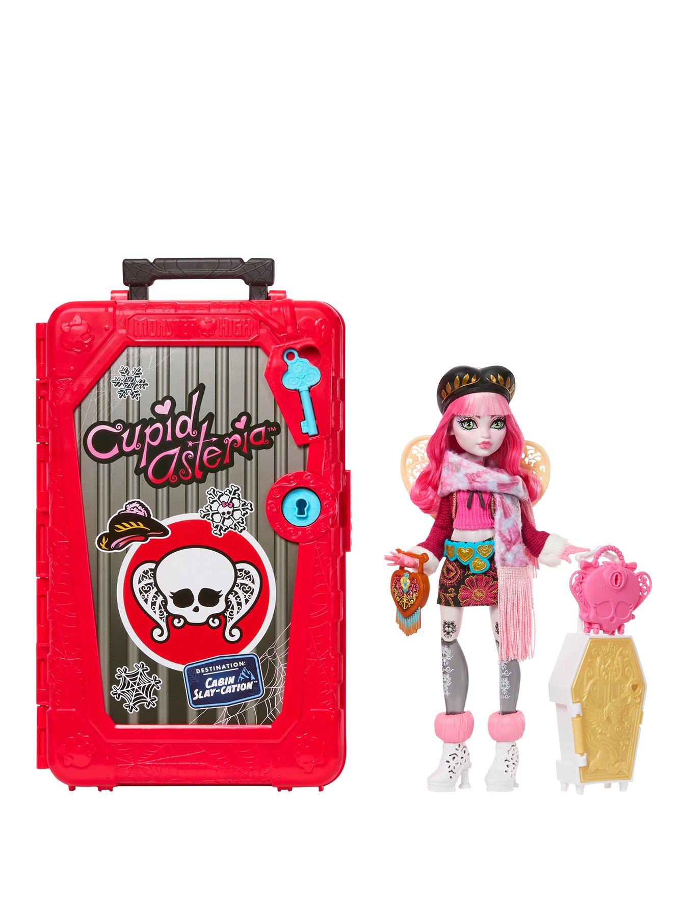Monster High Skulltimate Secrets Cupid Asteria Cabin Slay-cation Doll Playset