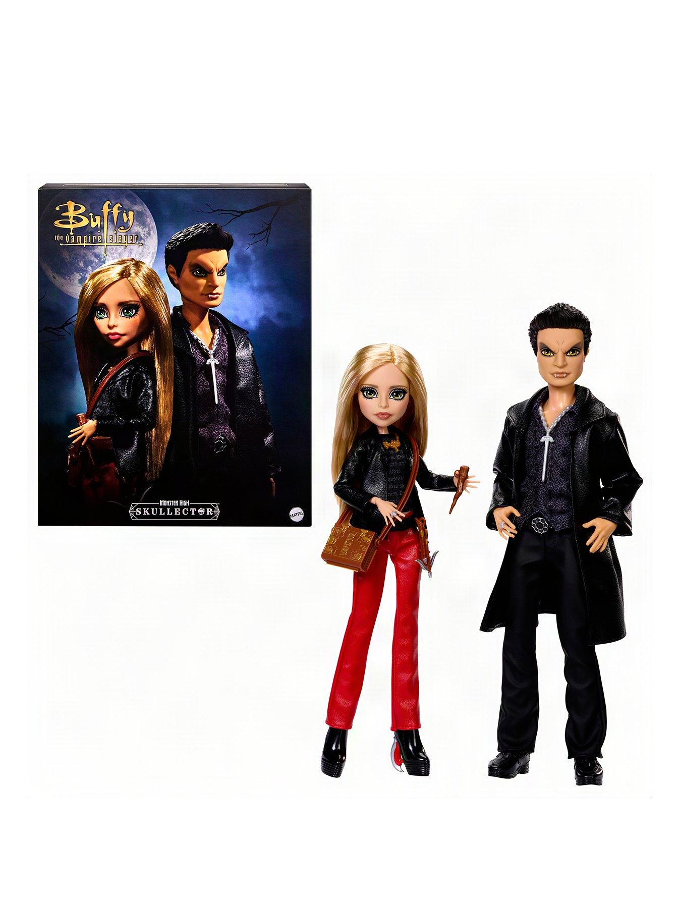 Monster High Buffy  &  Angel Collectible Doll 2-Pack with Stake, Crossbow  &  Certificate of Authenticity