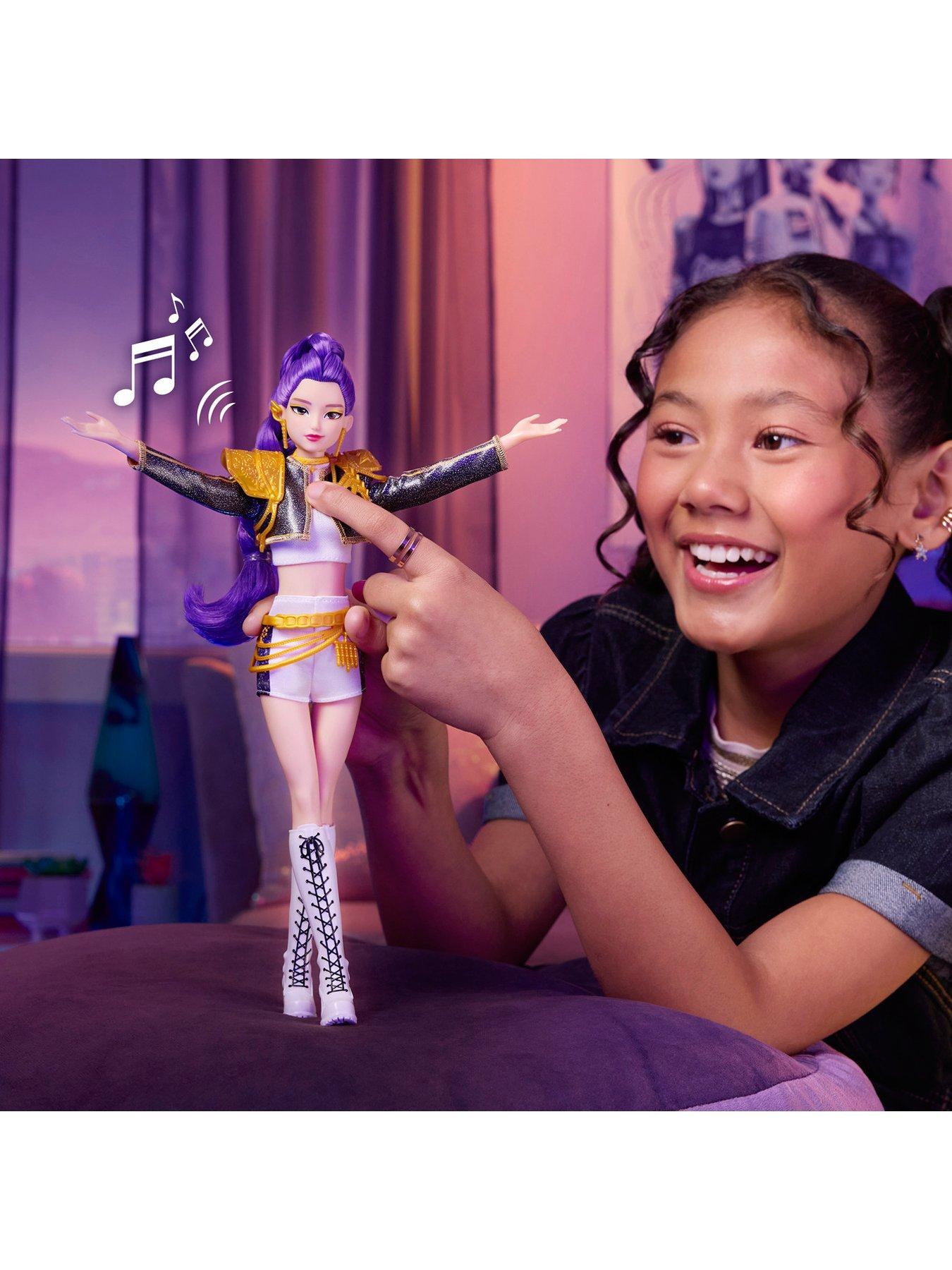 Image 2 of 7 of K-Pop Demon Hunters HUNTR/X Light-Up Singing Rumi Doll With Lights and Sounds