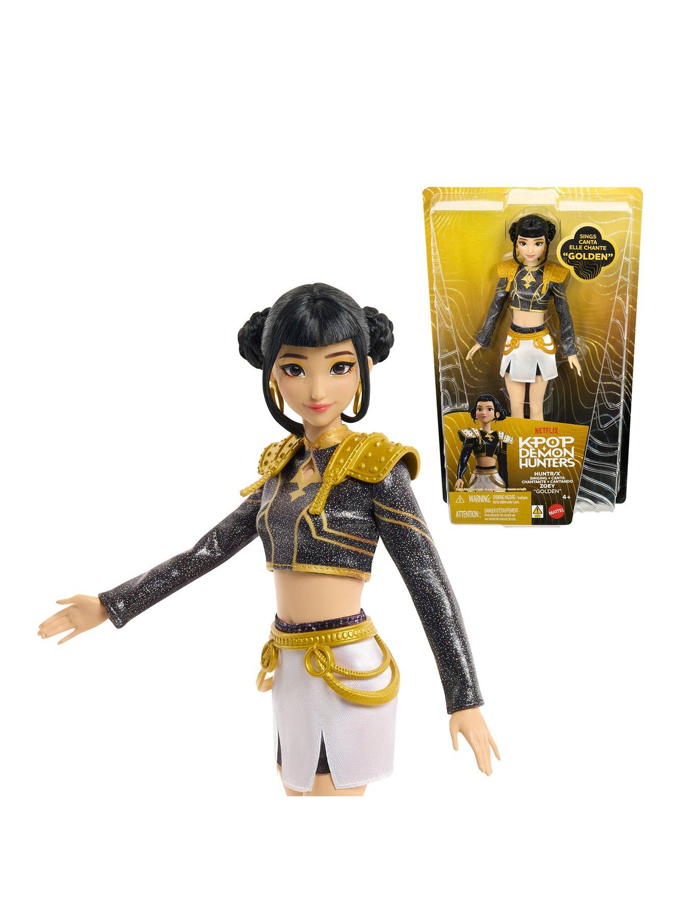 K-Pop Demon Hunters HUNTR/X Zoey Golden Singing Doll with Sound Features