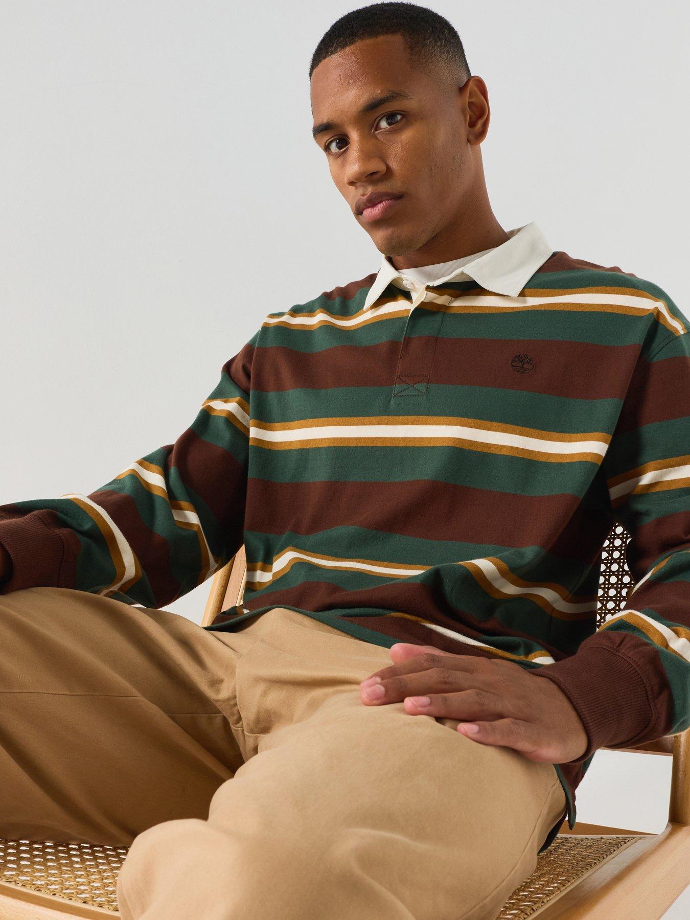 Timberland Long Sleeve Rugby Polo Shirt - Multi
