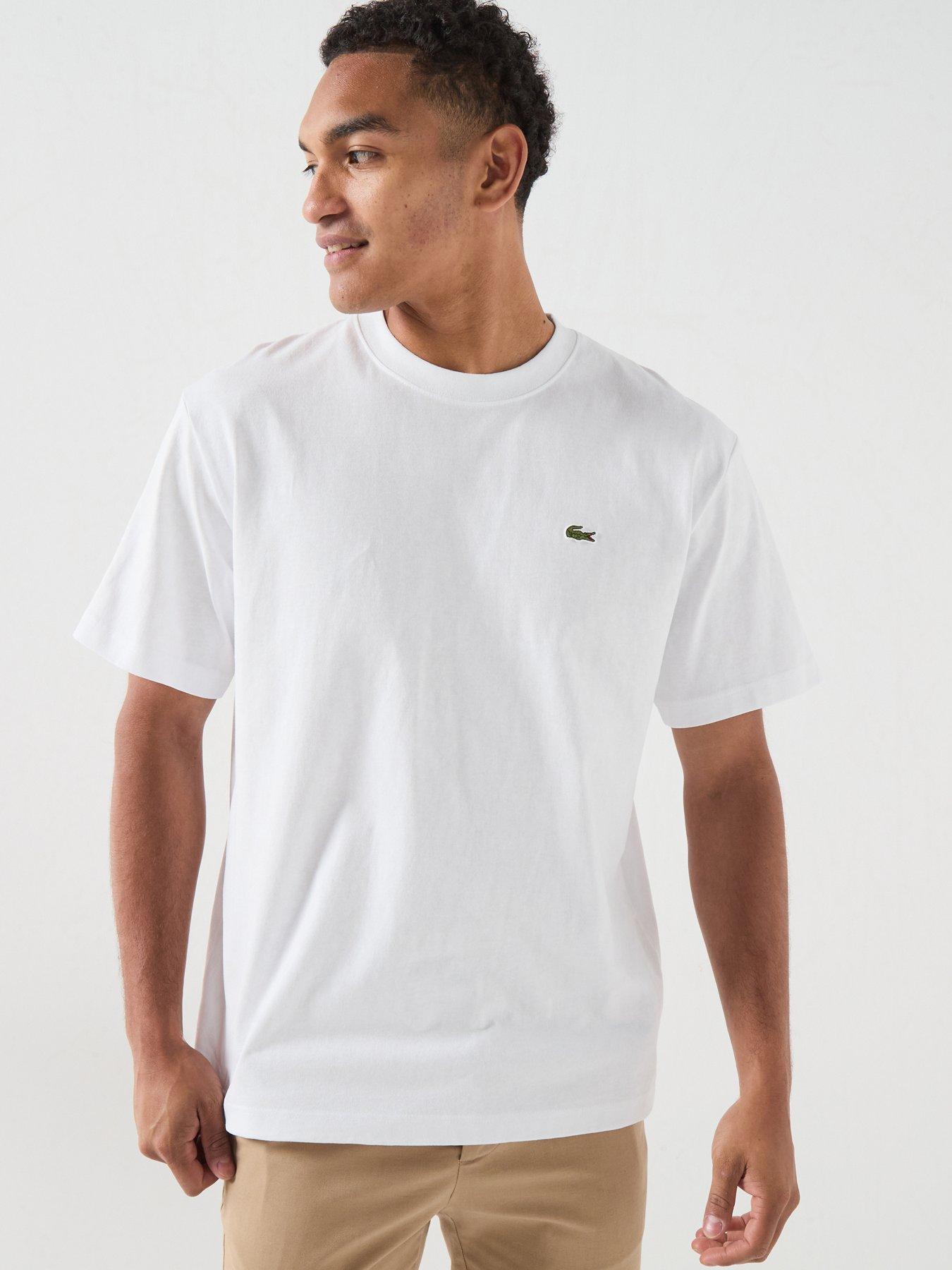 Lacoste Relaxed Fit Heavy Weight T-Shirt - White