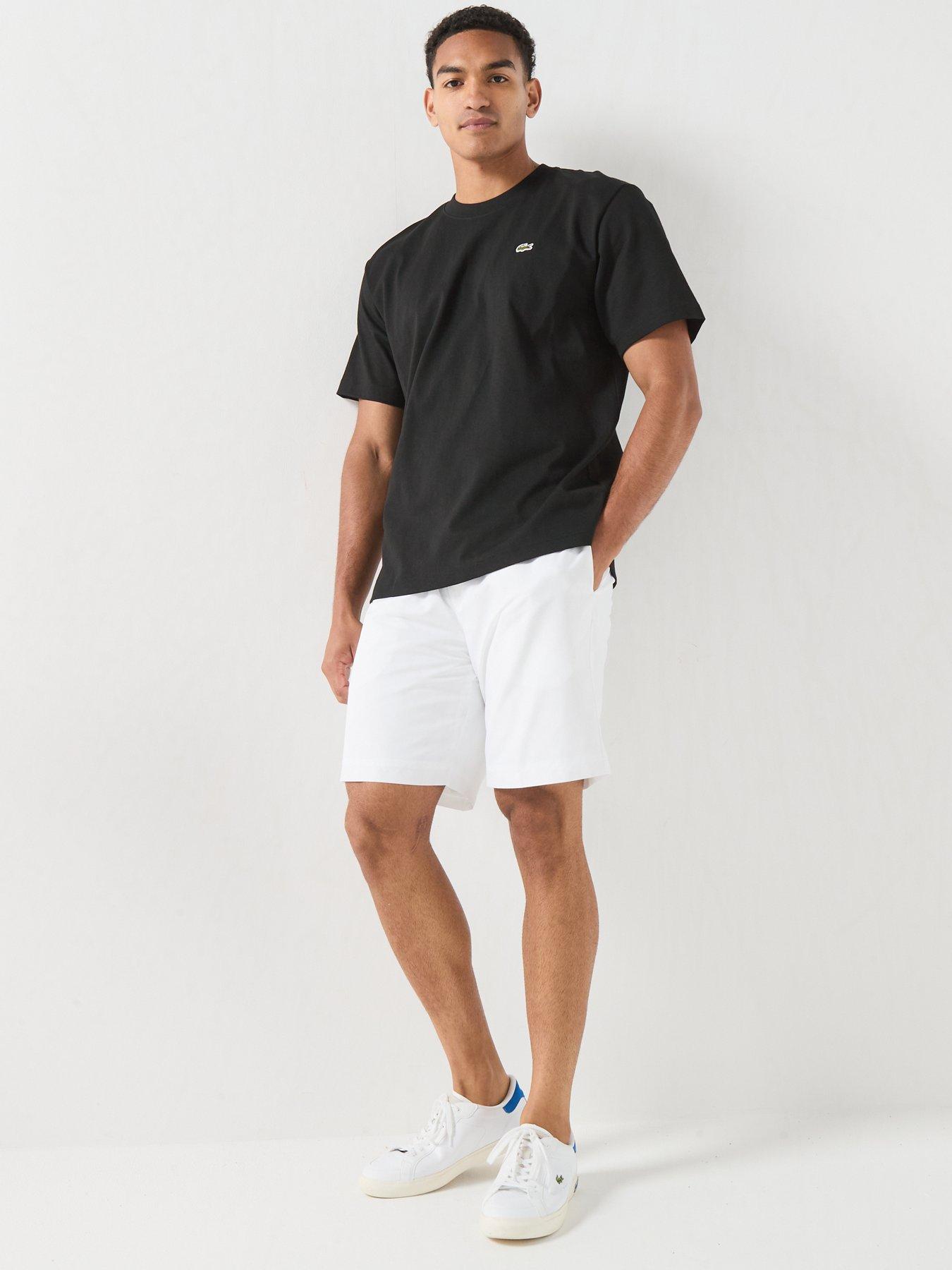 Image 3 of 5 of Lacoste Relaxed Fit Heavy Weight T-Shirt - Black