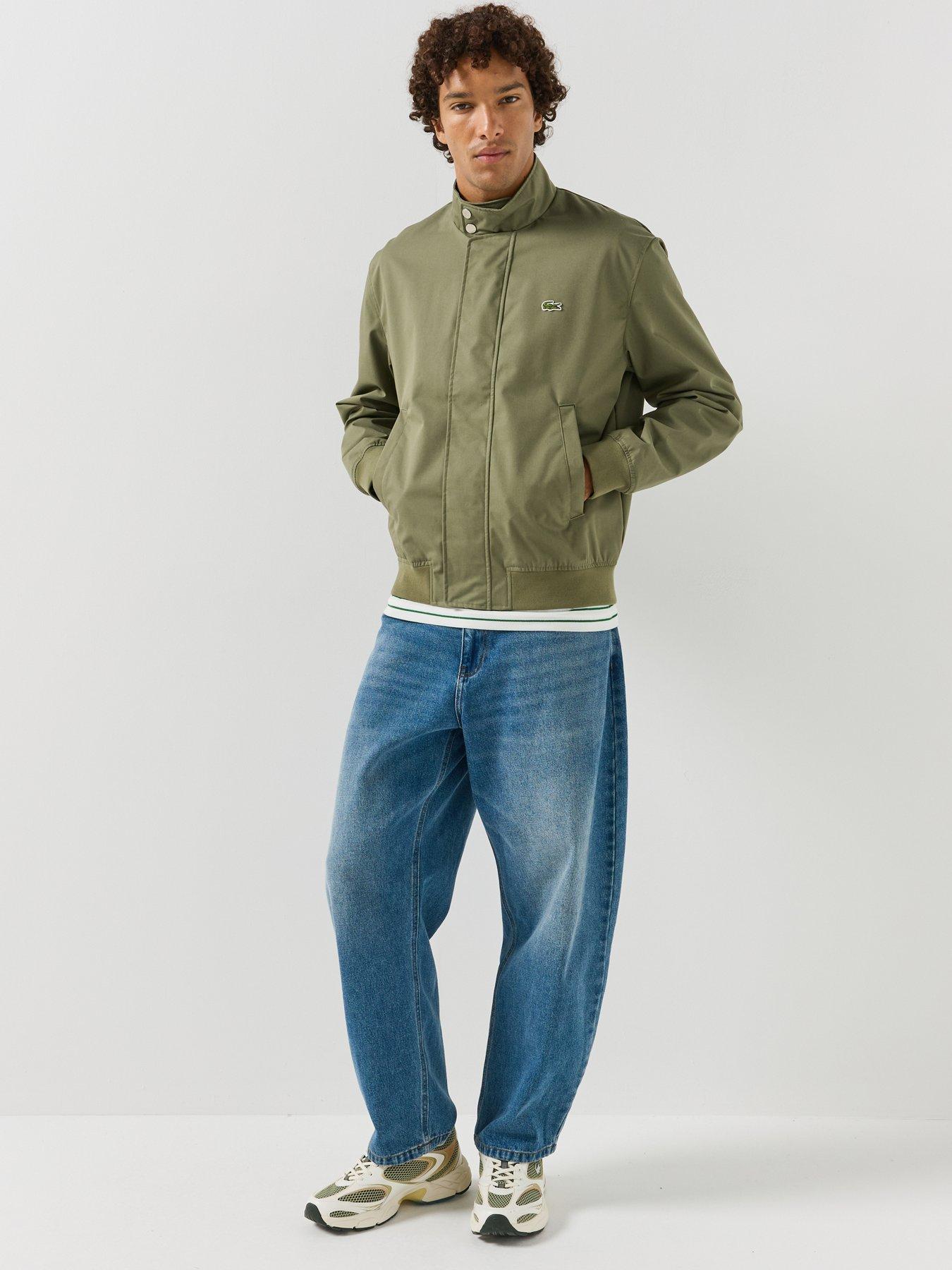 Image 3 of 6 of Lacoste Water Repellent Harrington Jacket - Khaki