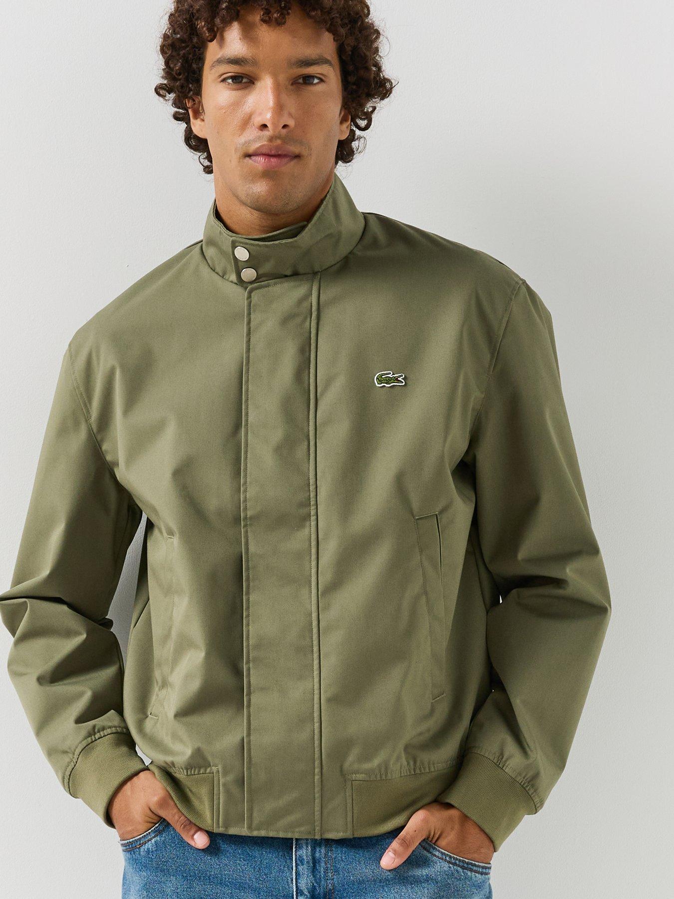 Image 5 of 6 of Lacoste Water Repellent Harrington Jacket - Khaki