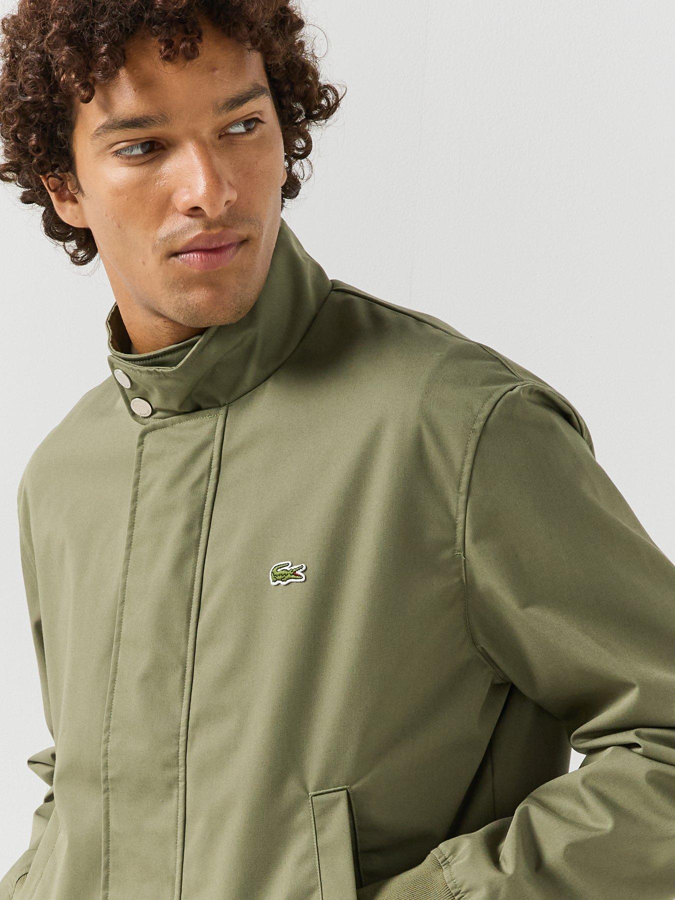 Image 6 of 6 of Lacoste Water Repellent Harrington Jacket - Khaki
