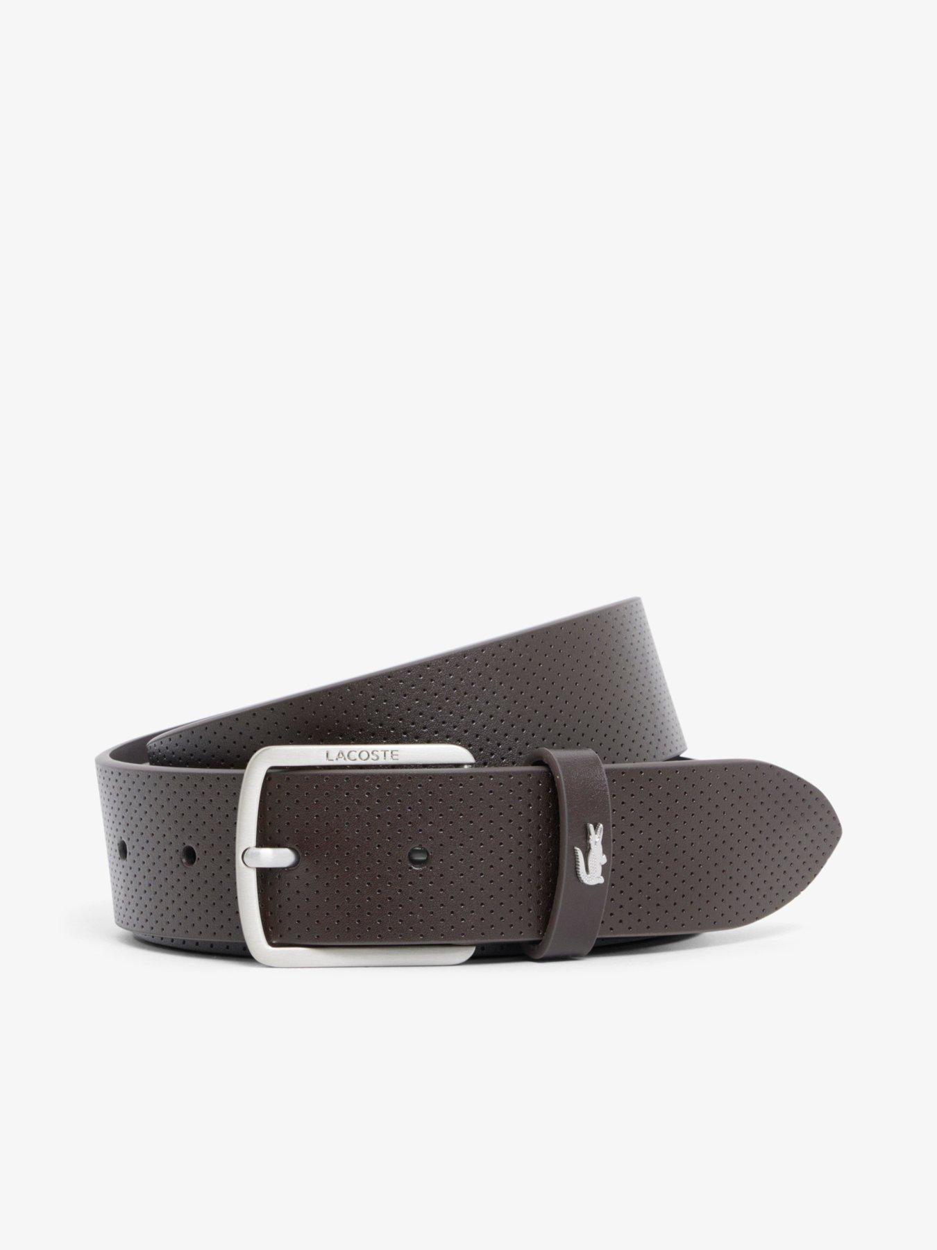 Image 2 of 5 of Lacoste Leather Belt And Card Holder Gift &nbsp;Set - Brown