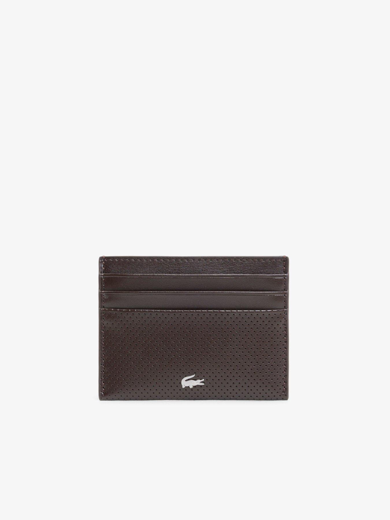 Image 4 of 5 of Lacoste Leather Belt And Card Holder Gift &nbsp;Set - Brown