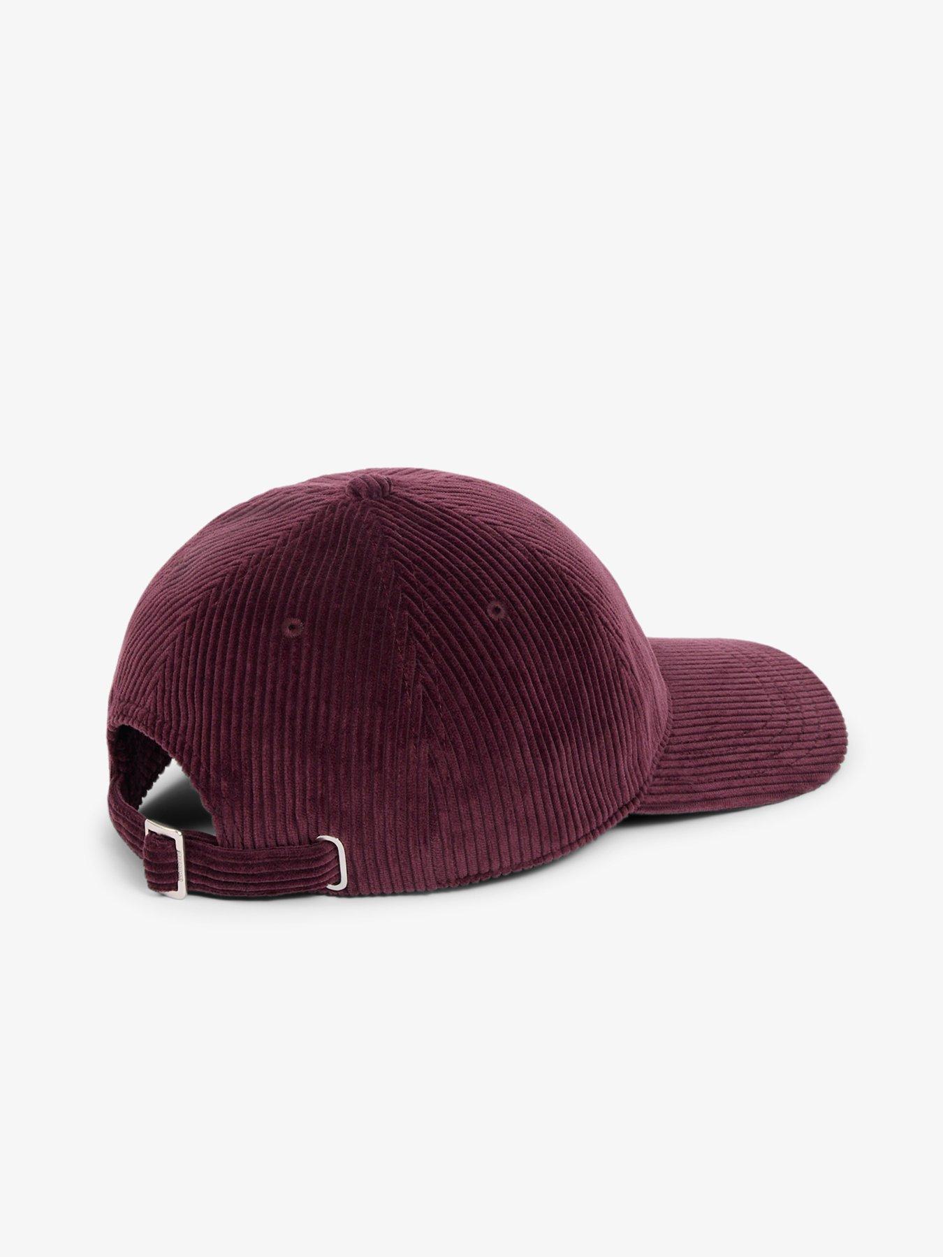 Image 2 of 4 of Lacoste Corduroy Cap - Red