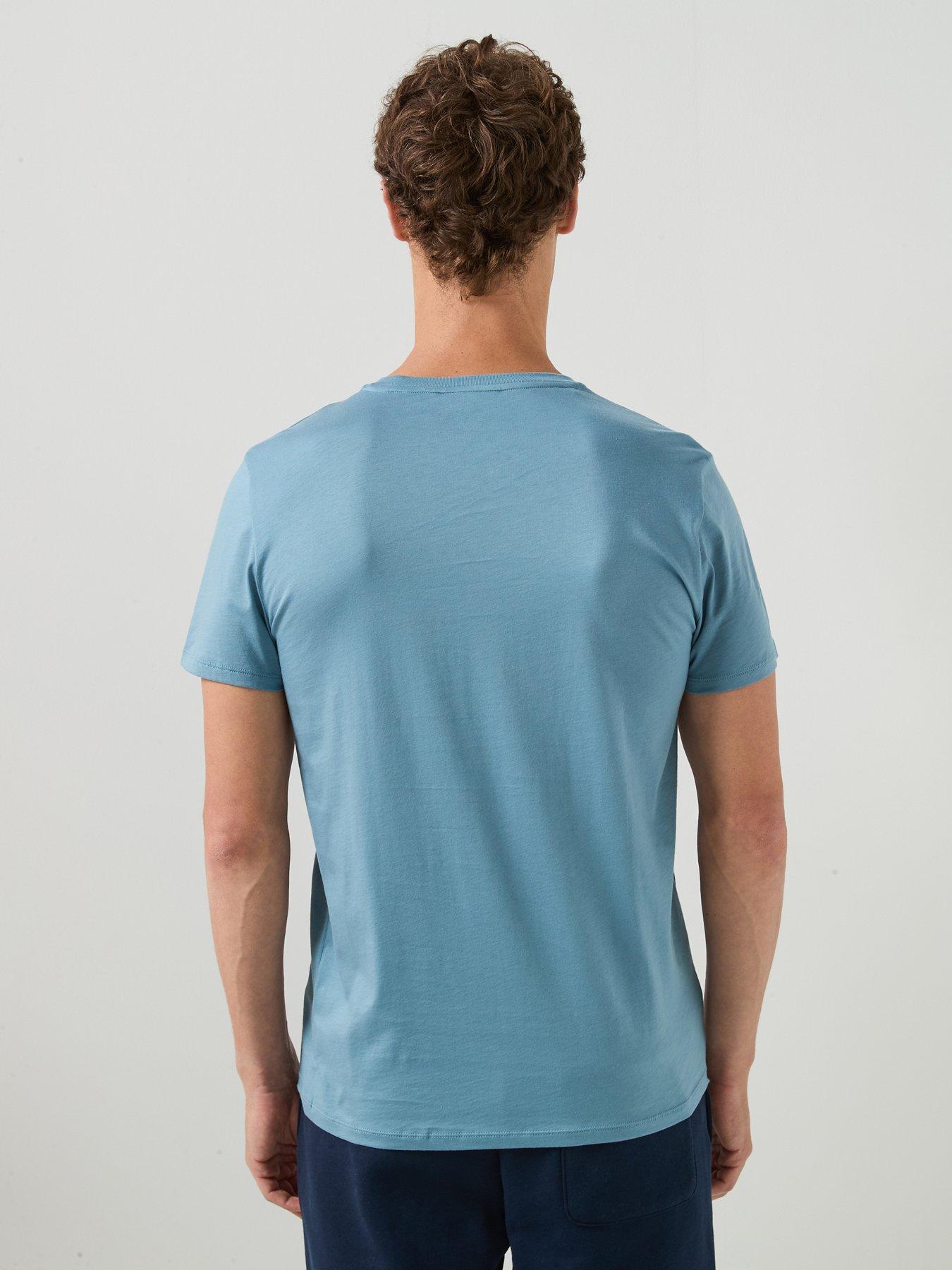 Image 2 of 6 of Lacoste Pima Cotton T-Shirt - Blue