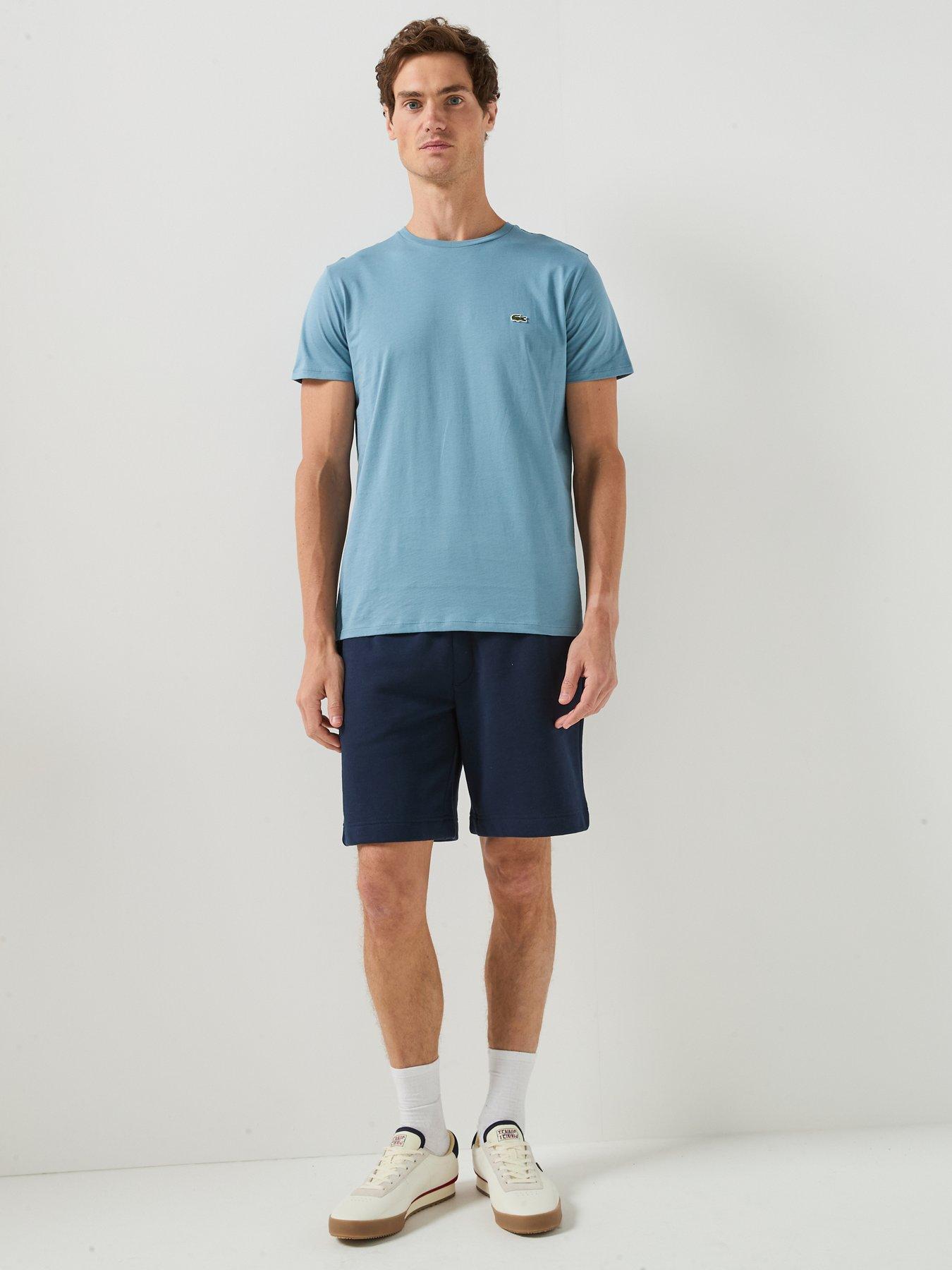 Image 3 of 6 of Lacoste Pima Cotton T-Shirt - Blue