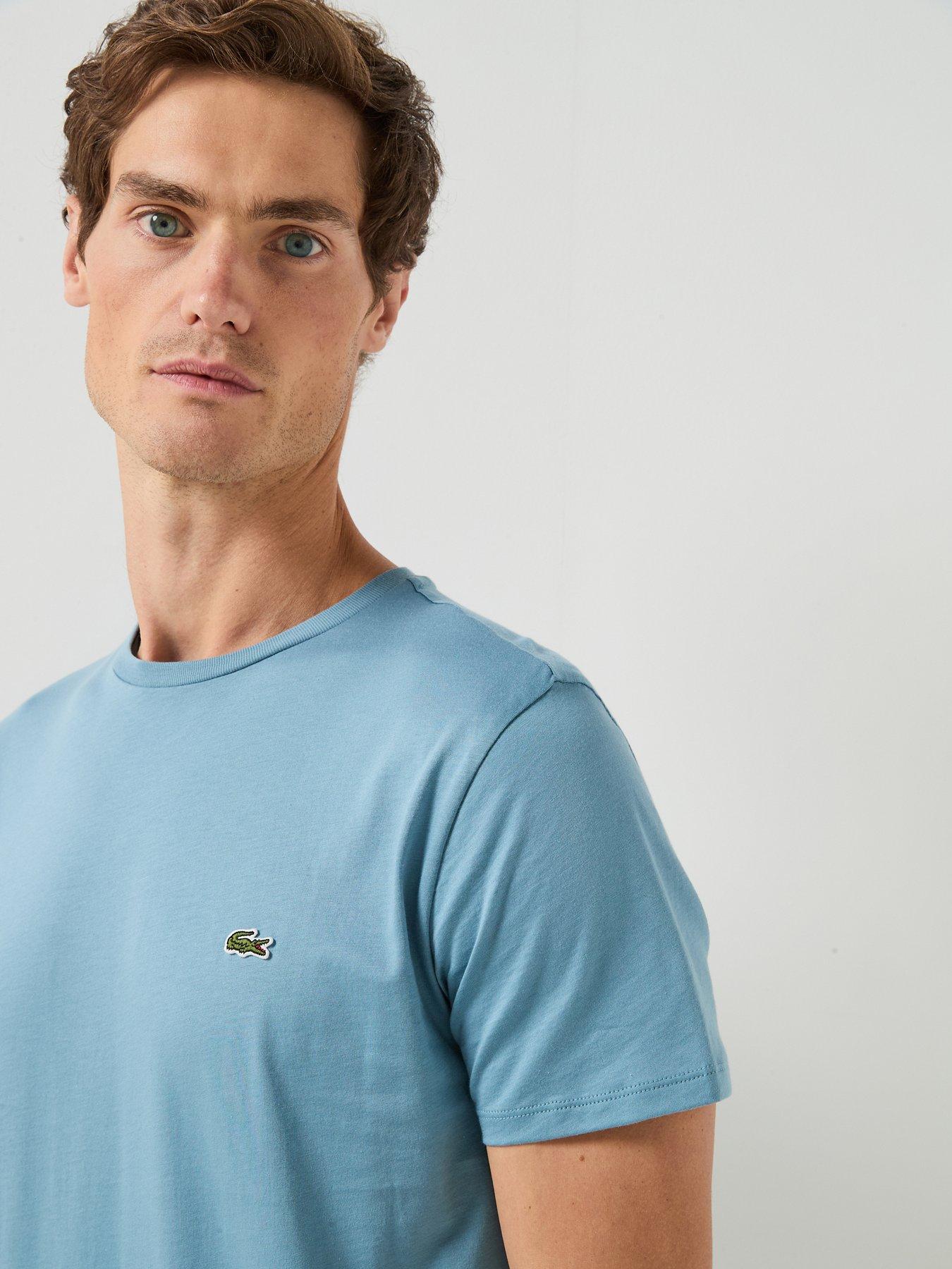 Image 5 of 6 of Lacoste Pima Cotton T-Shirt - Blue