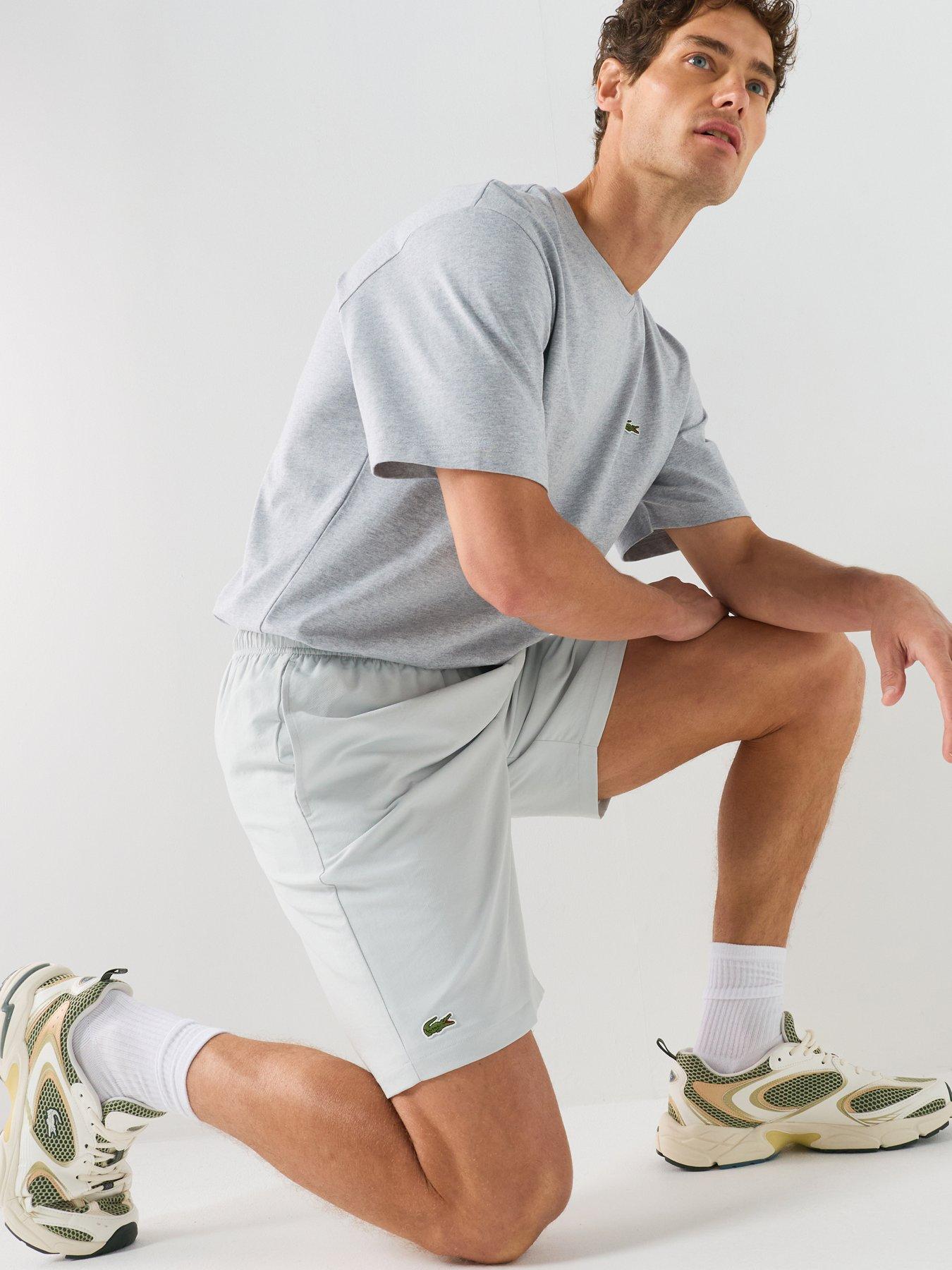 Lacoste Woven Drawstring Shorts - Light Grey