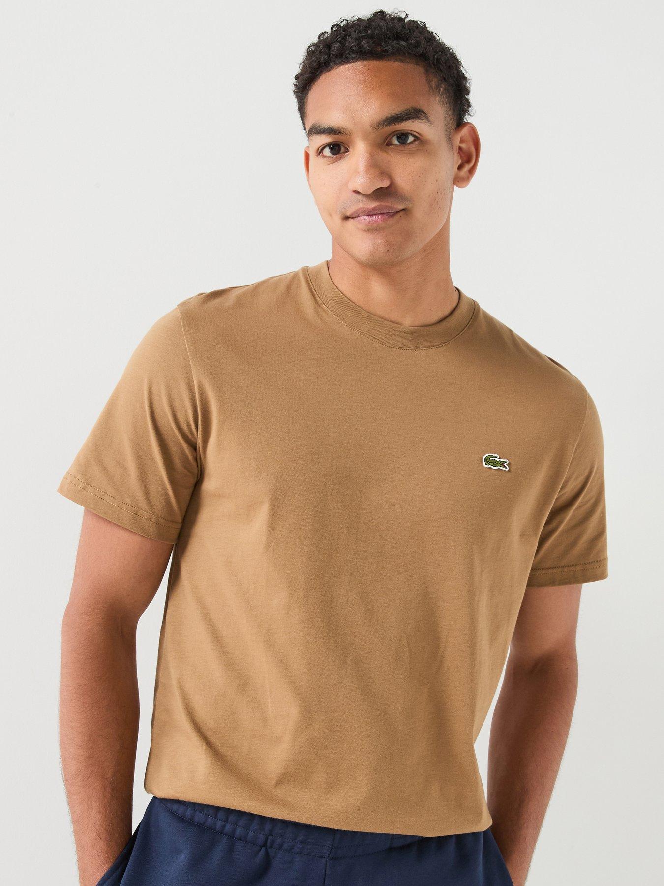 Lacoste Mid Weight Cotton T-Shirt - Brown