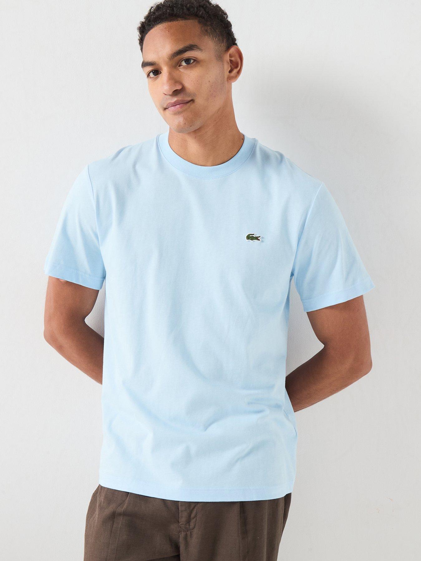 Lacoste Mid Weight Cotton T-Shirt - Light Blue