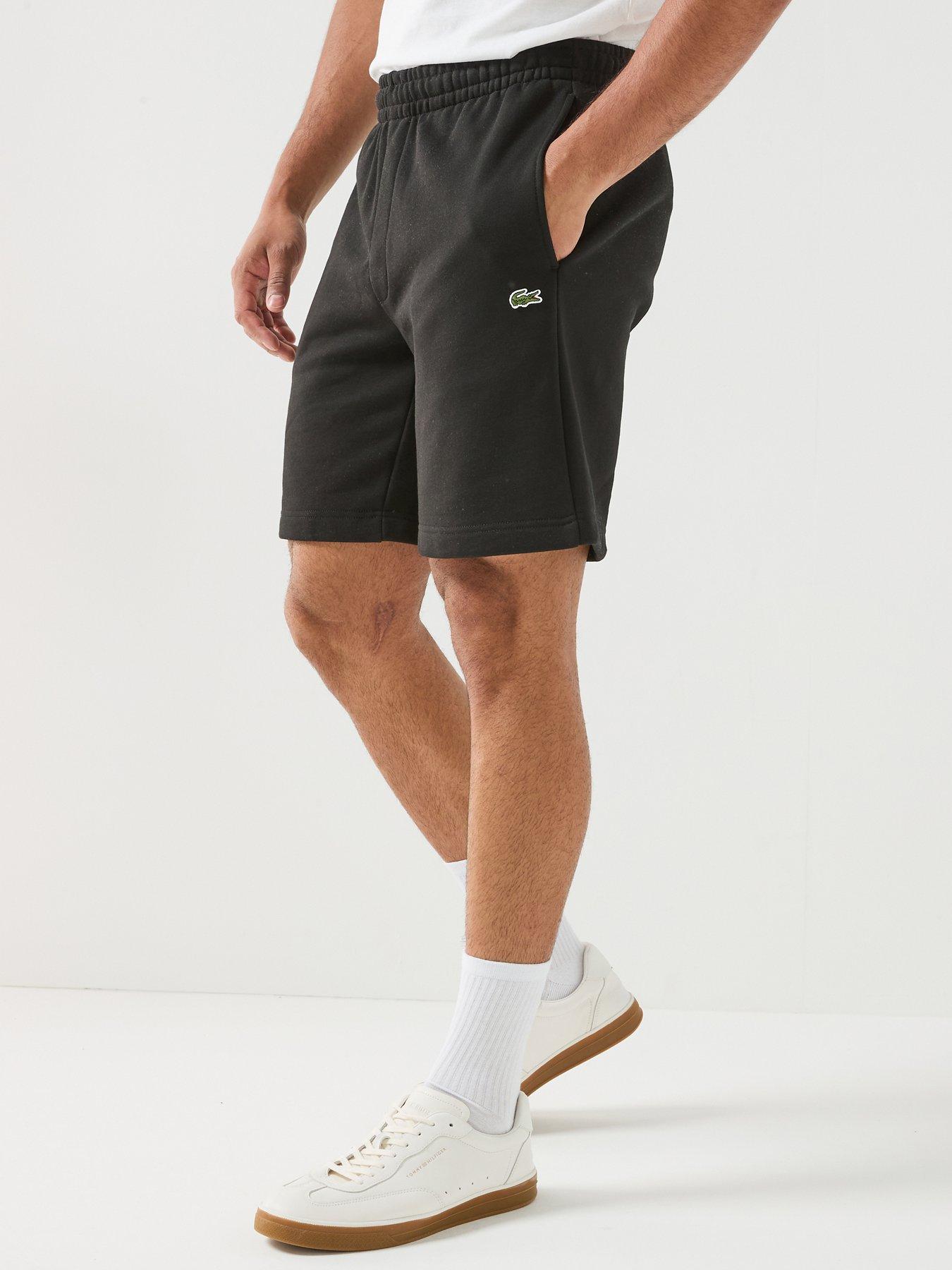 Lacoste Brushed Fleece Jersey Shorts - Black
