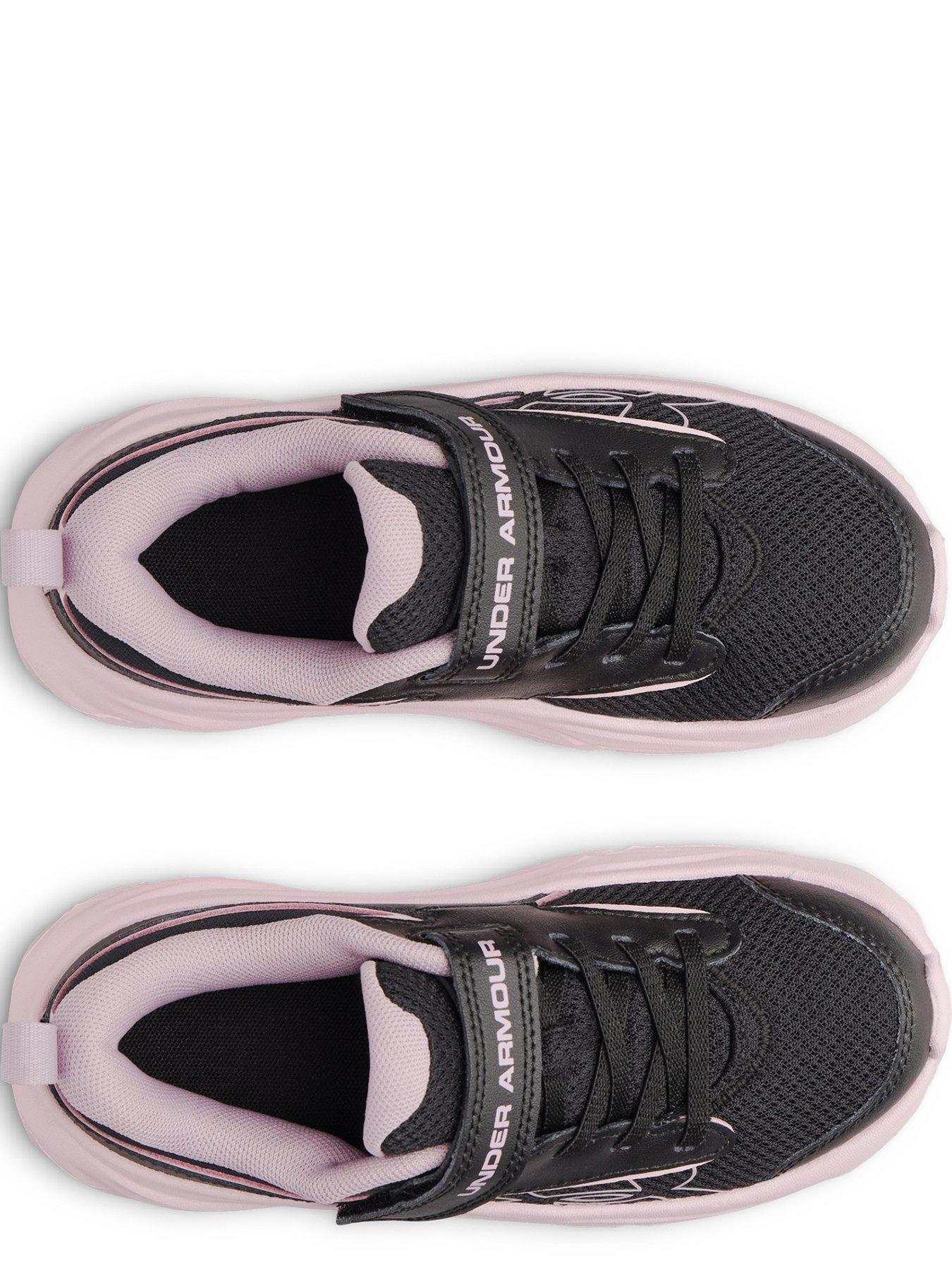 Image 3 of 5 of UNDER ARMOUR Girls Running Surge 5 Trainer - Black