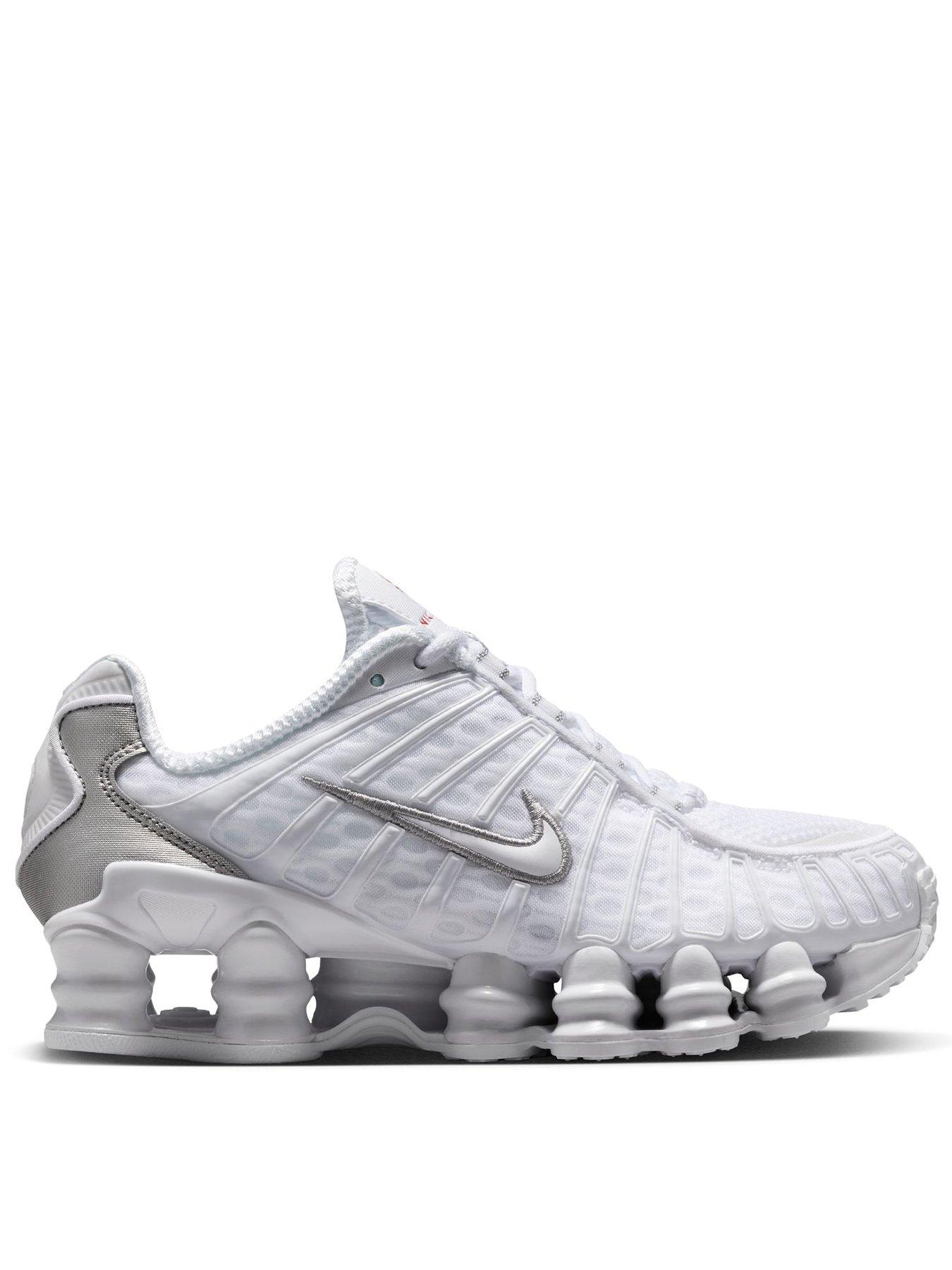 Nike Big Kids Shox Tl Trainers - White