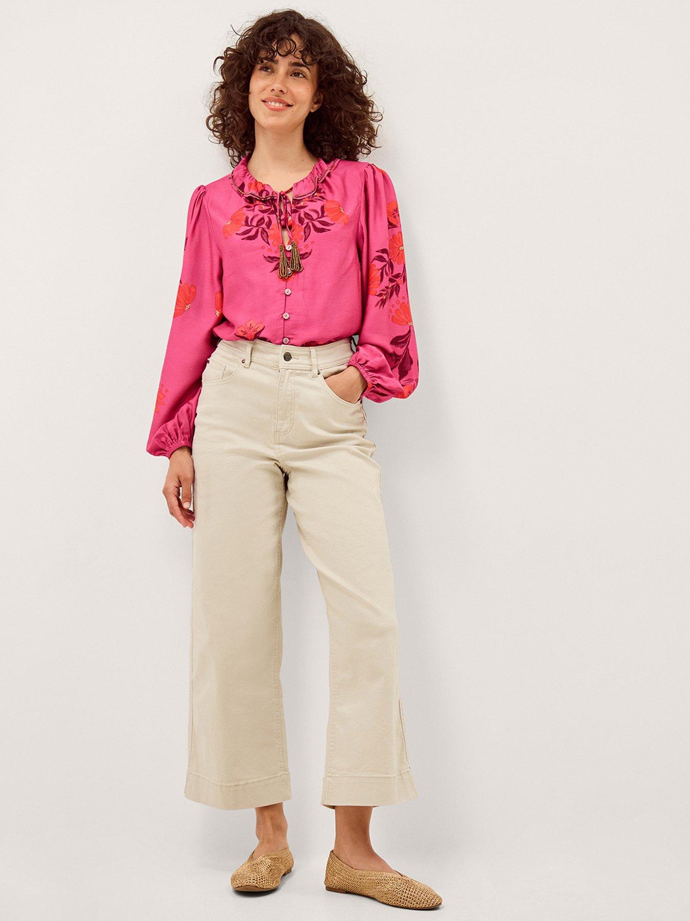 Image 3 of 5 of Monsoon Koa Print Top - Pink