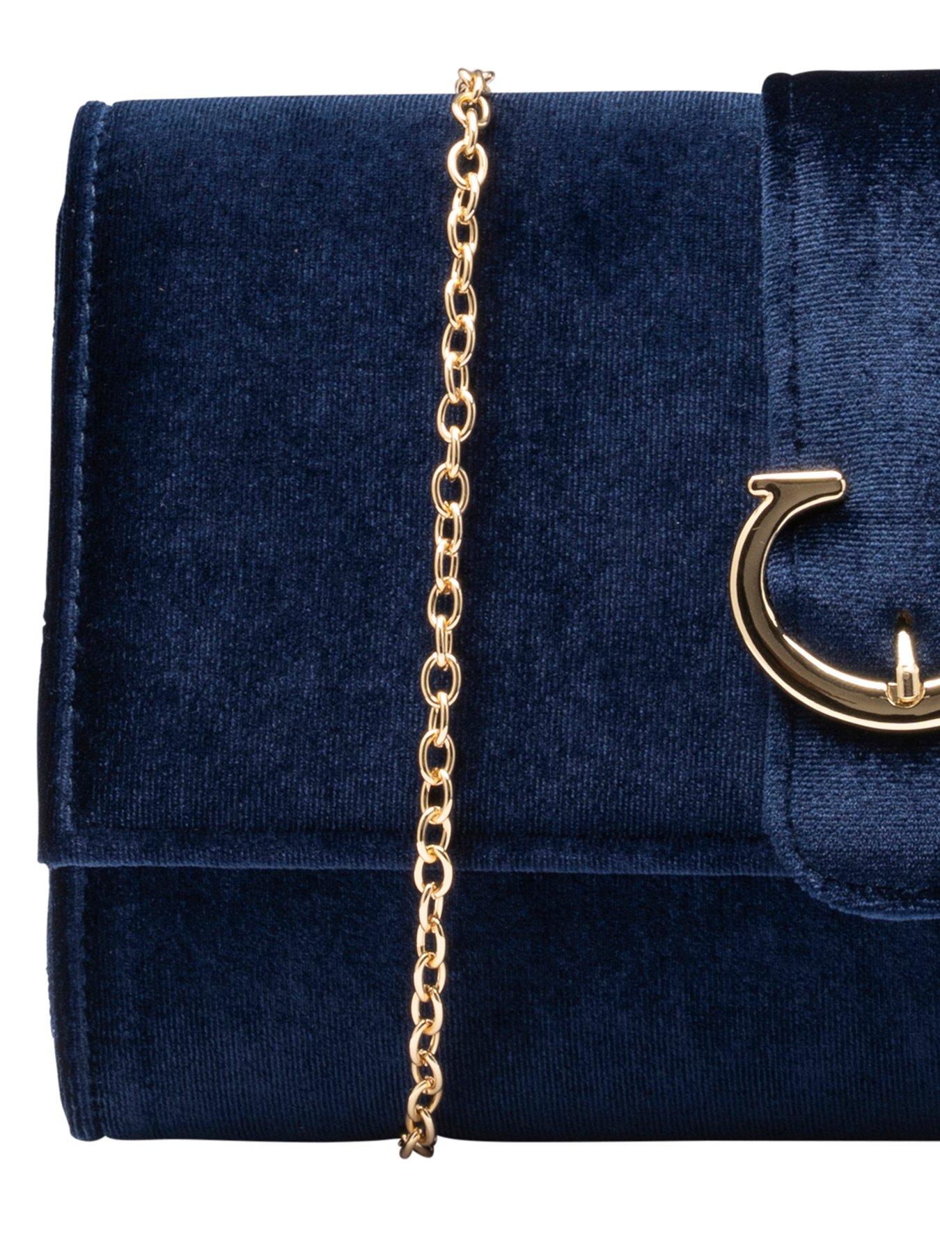 Image 3 of 4 of Ravel AlstonNavy Velvet Bag