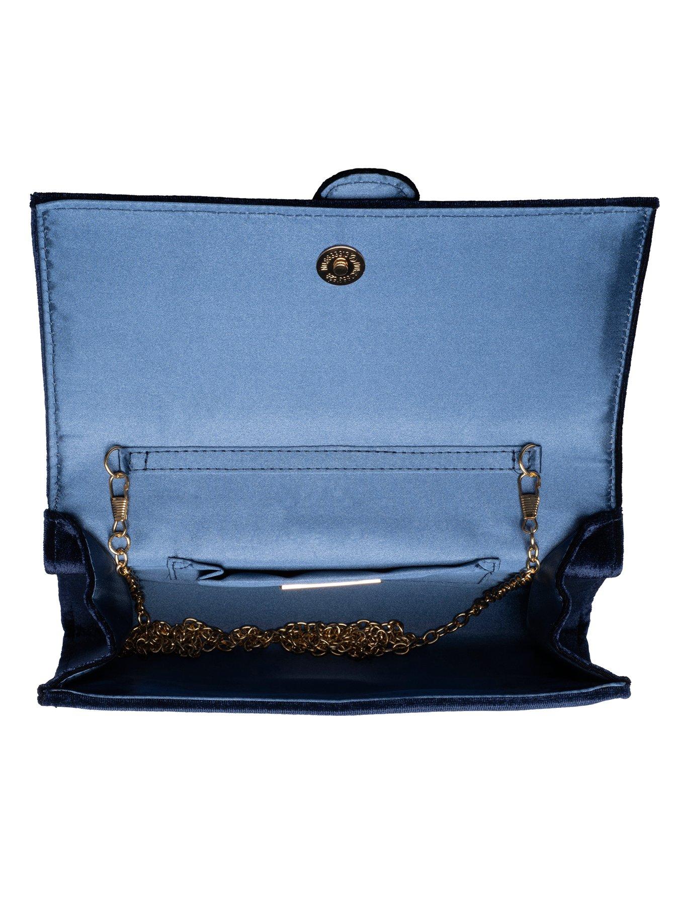 Image 4 of 4 of Ravel AlstonNavy Velvet Bag