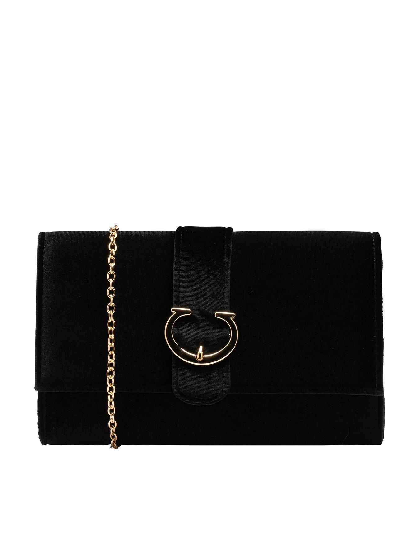 Image 1 of 4 of Ravel AlstonBlack Velvet Bag