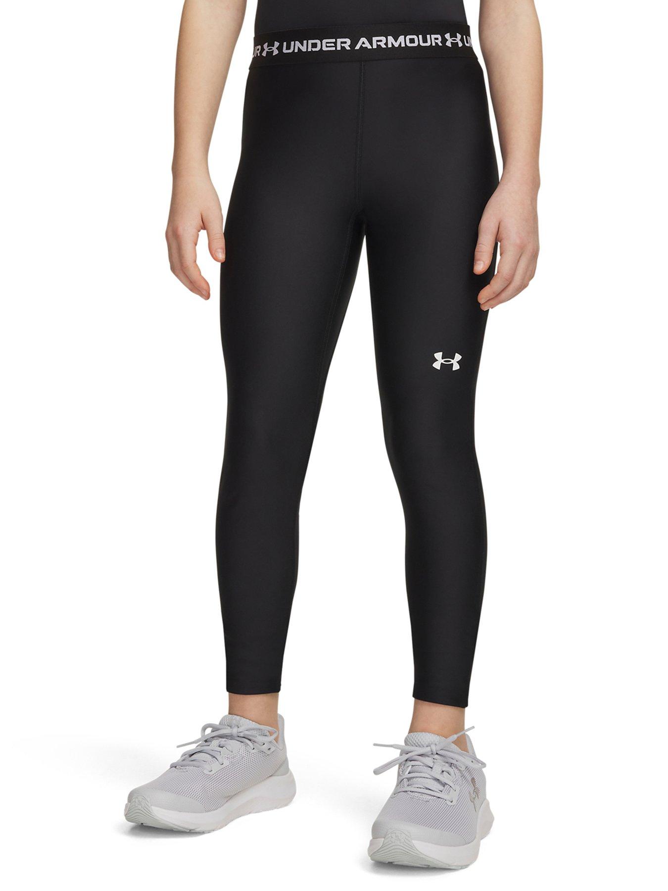 UNDER ARMOUR Girls Training Heatgear Legging - Black