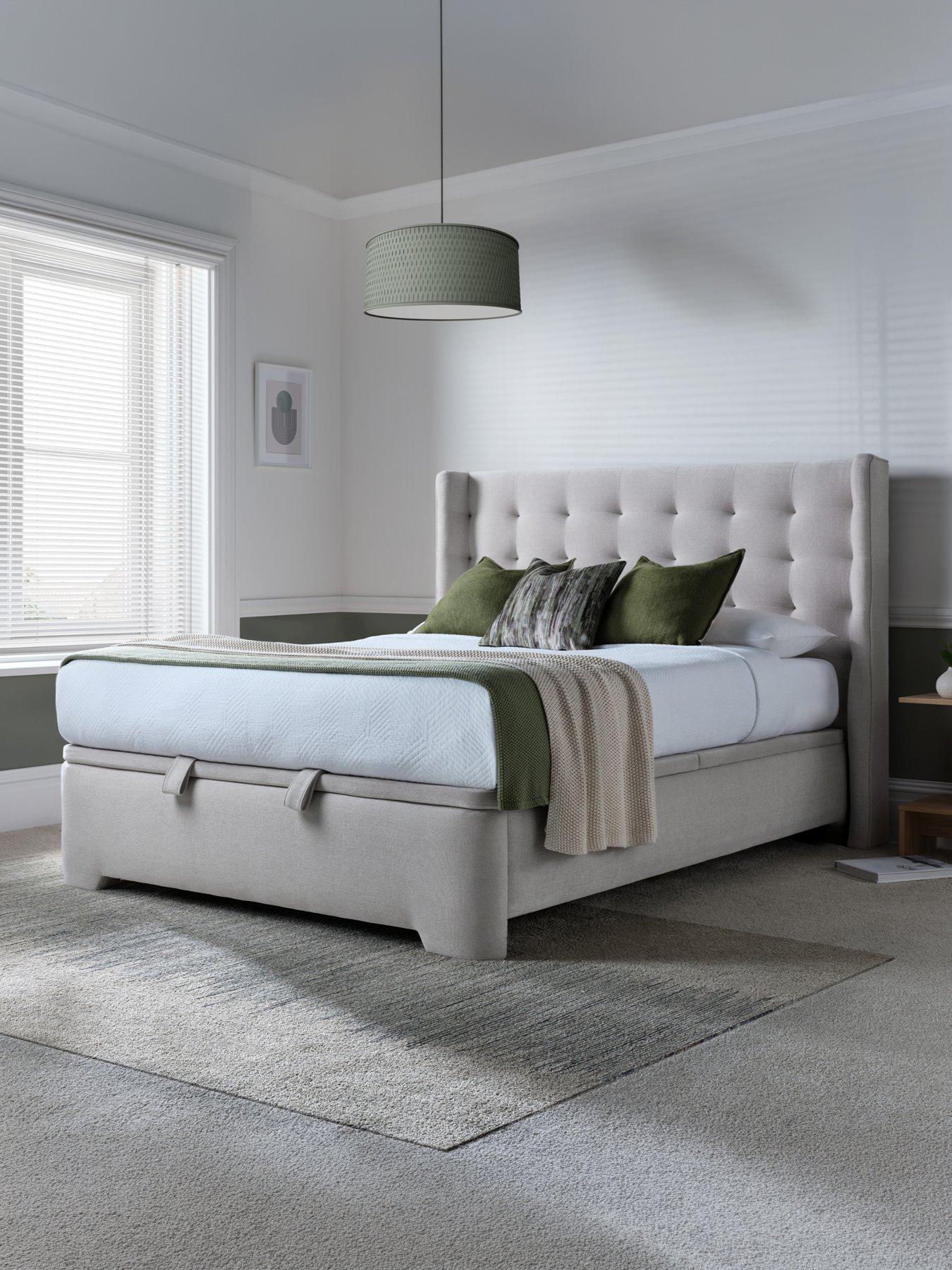 The Very Collection Phillipe End Lift Up Ottoman Storage Double Bed