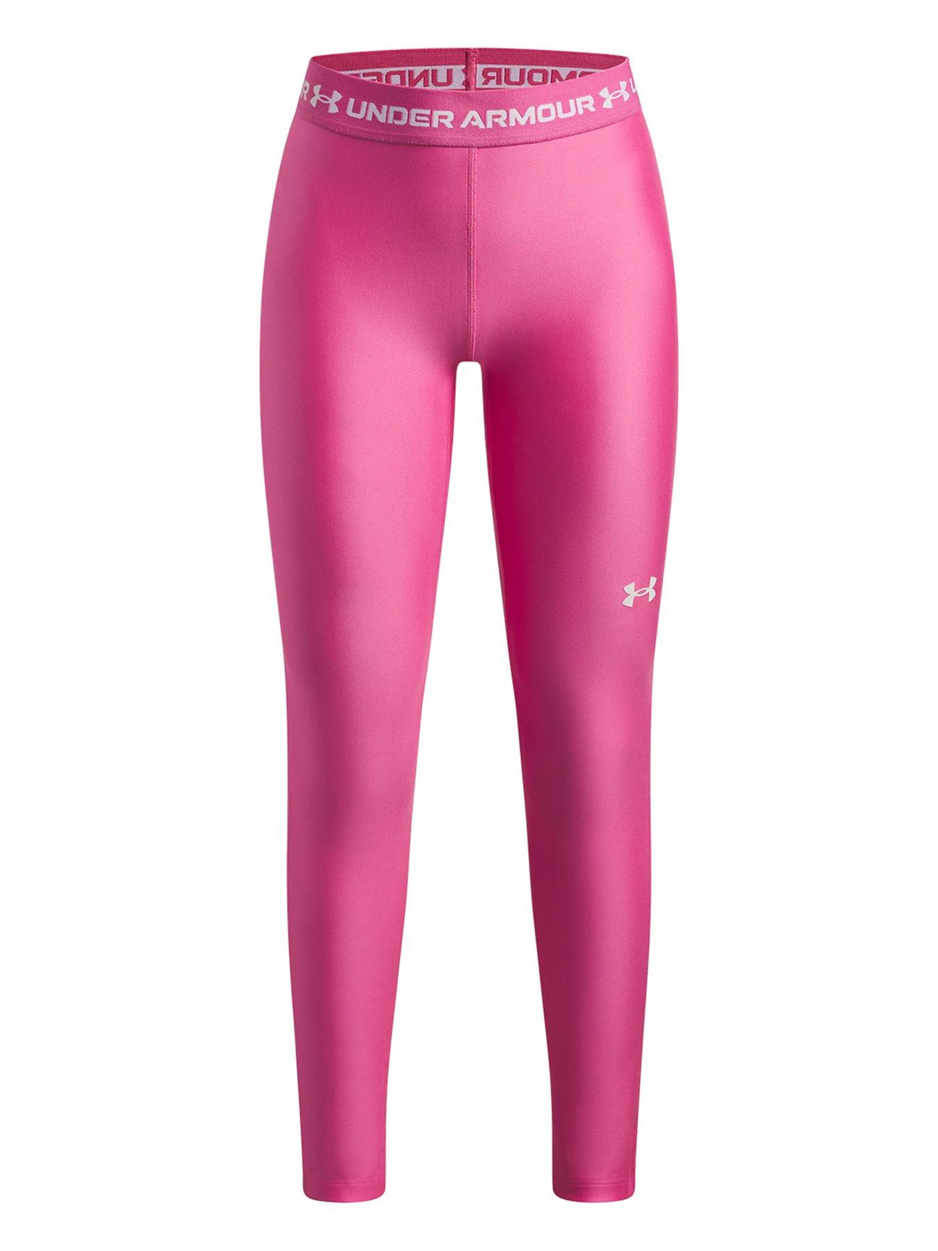 UNDER ARMOUR Girls Training Heatgear Legging - Pink