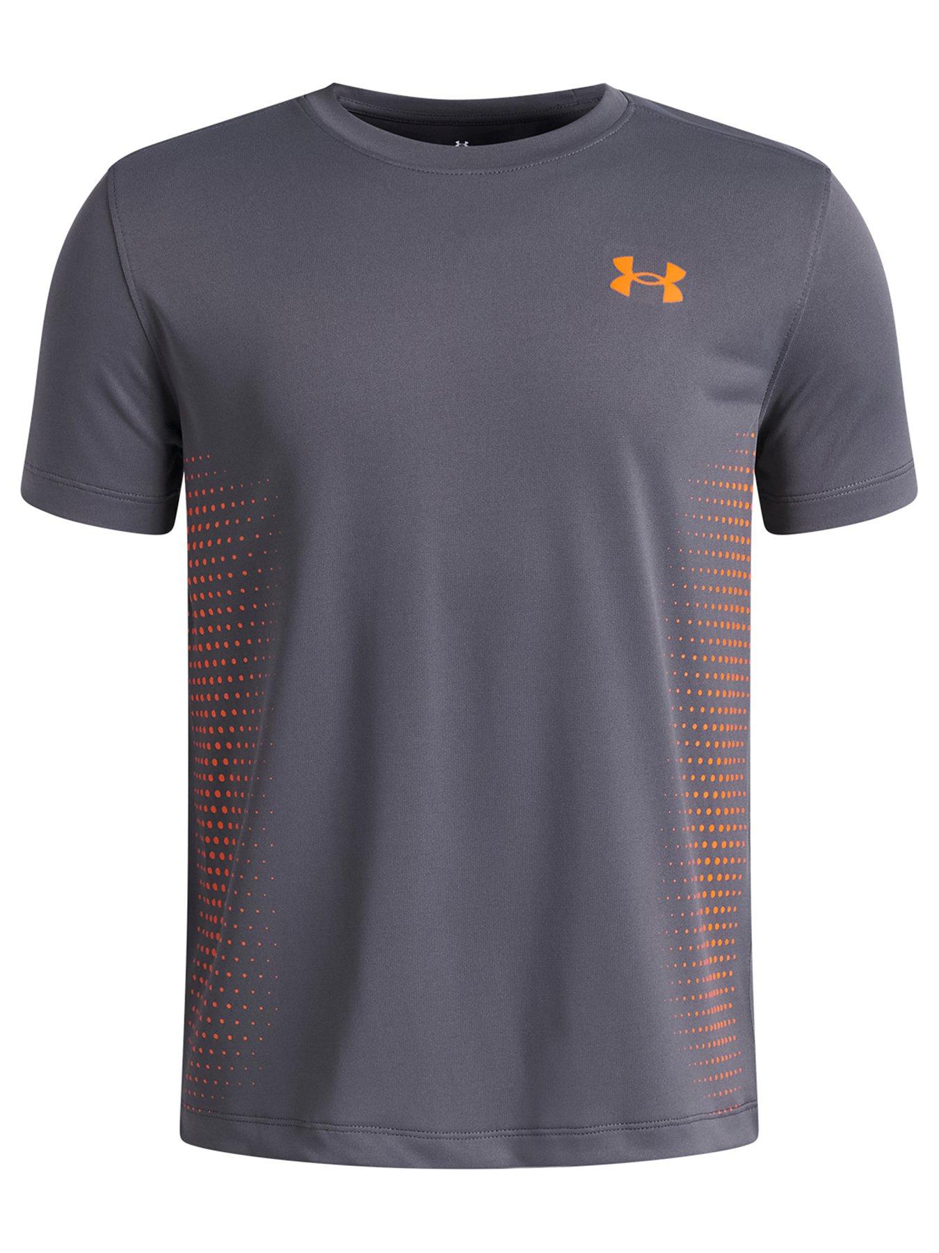 UNDER ARMOUR Boys Training Tech Play T-Shirt - Grey