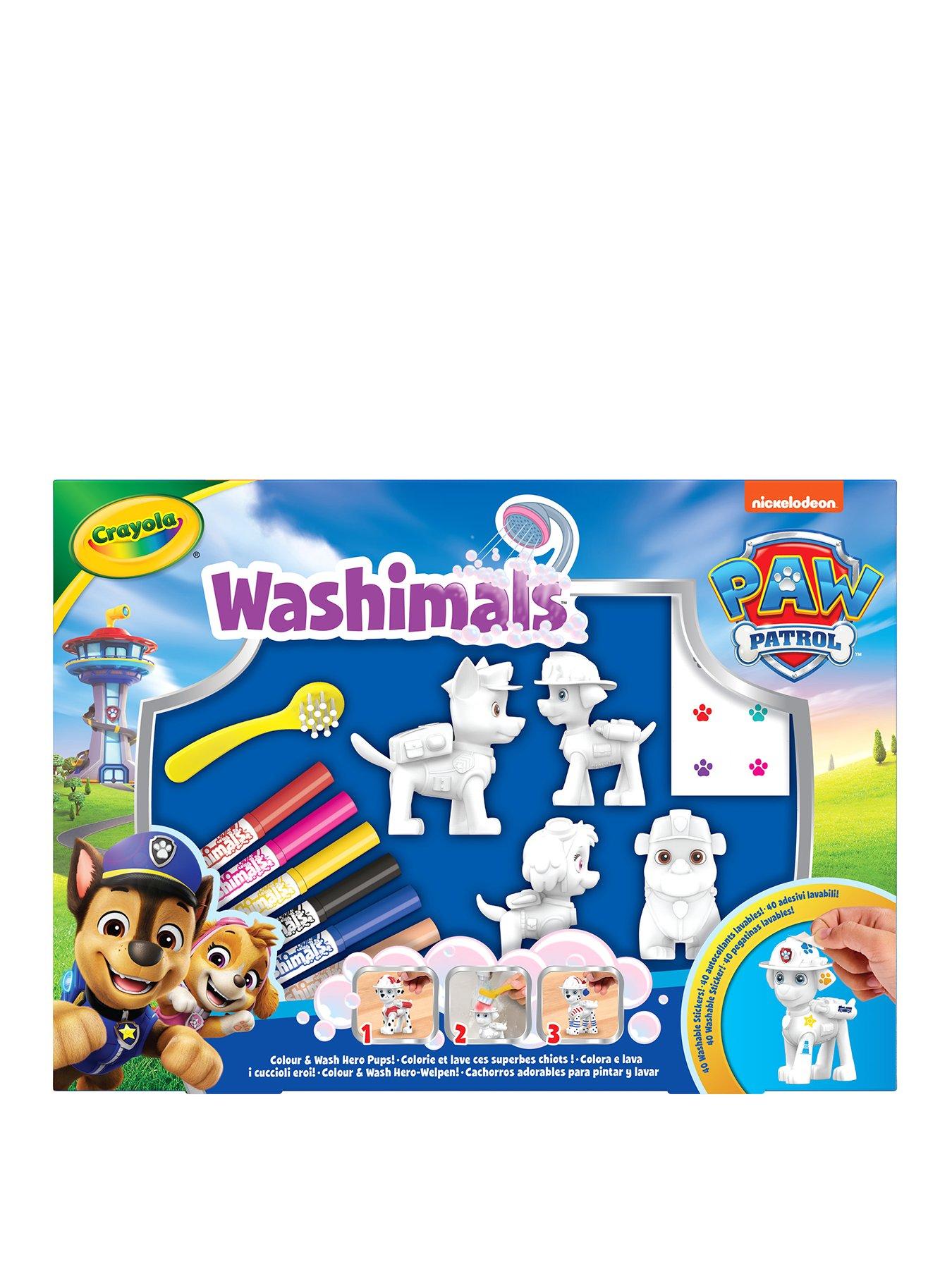Crayola Washimals Paw Patrol 4ct with Decals