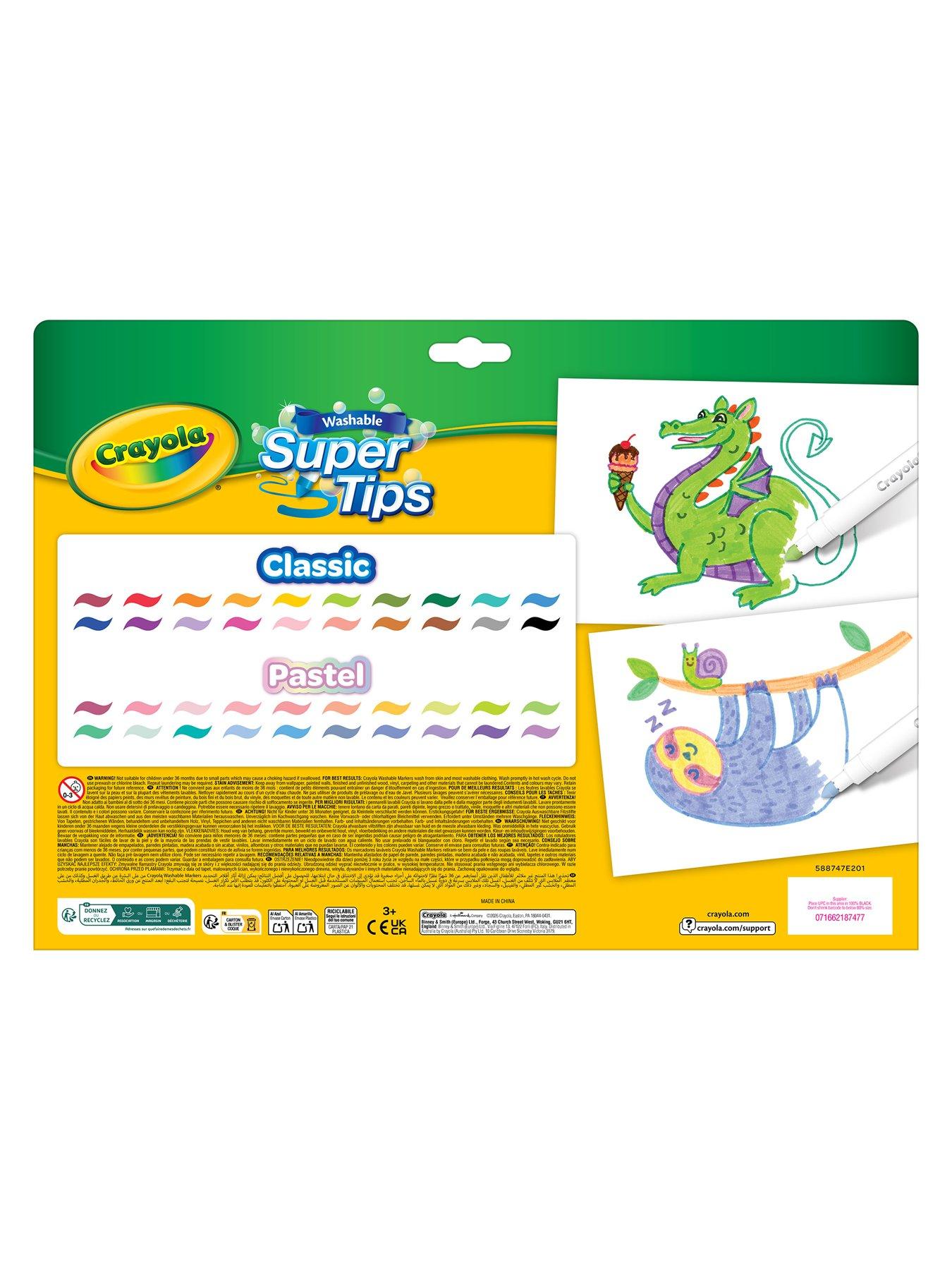 Image 2 of 5 of Crayola 40ct Supertips Featuring Pastels