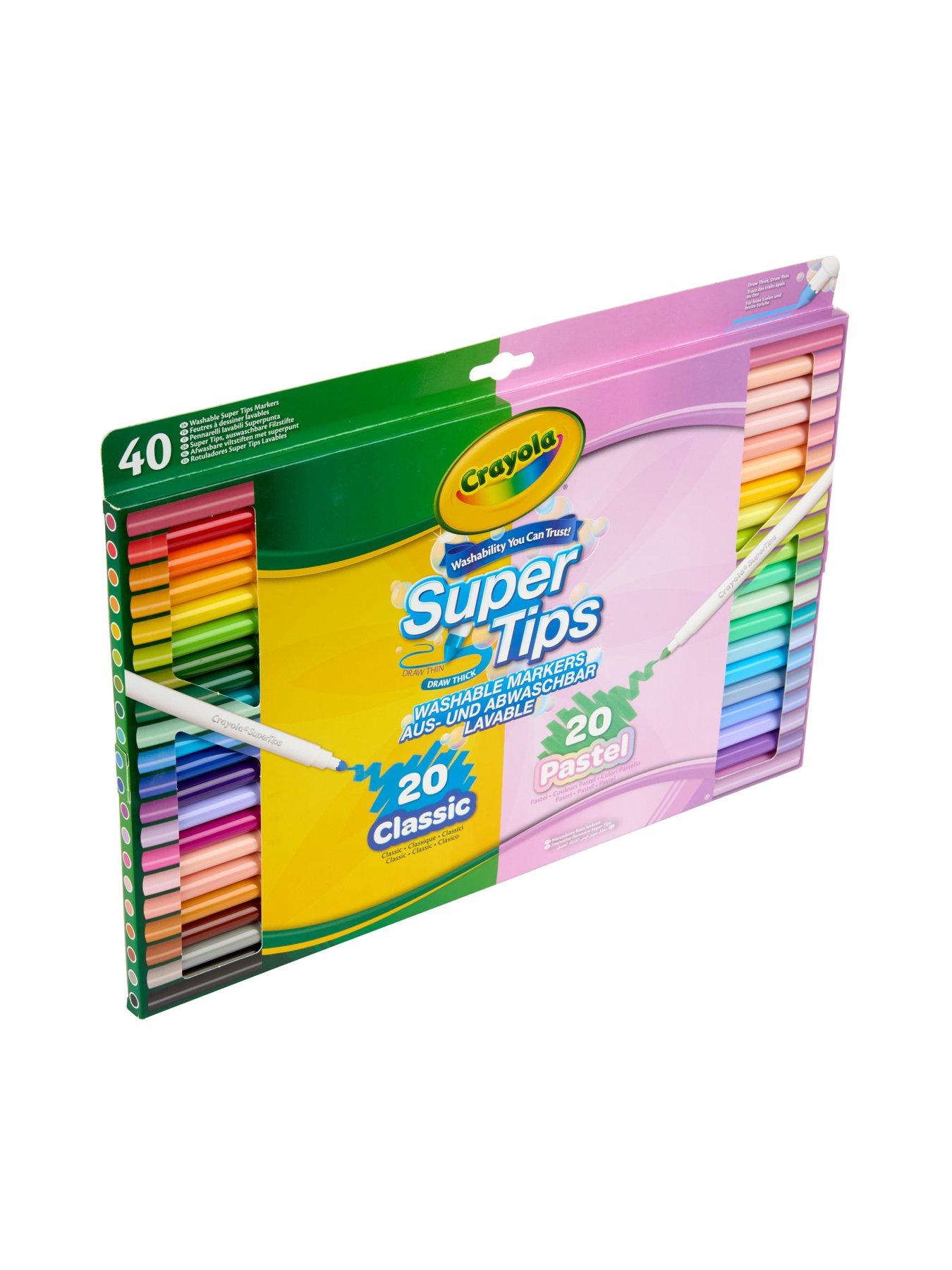 Image 3 of 5 of Crayola 40ct Supertips Featuring Pastels