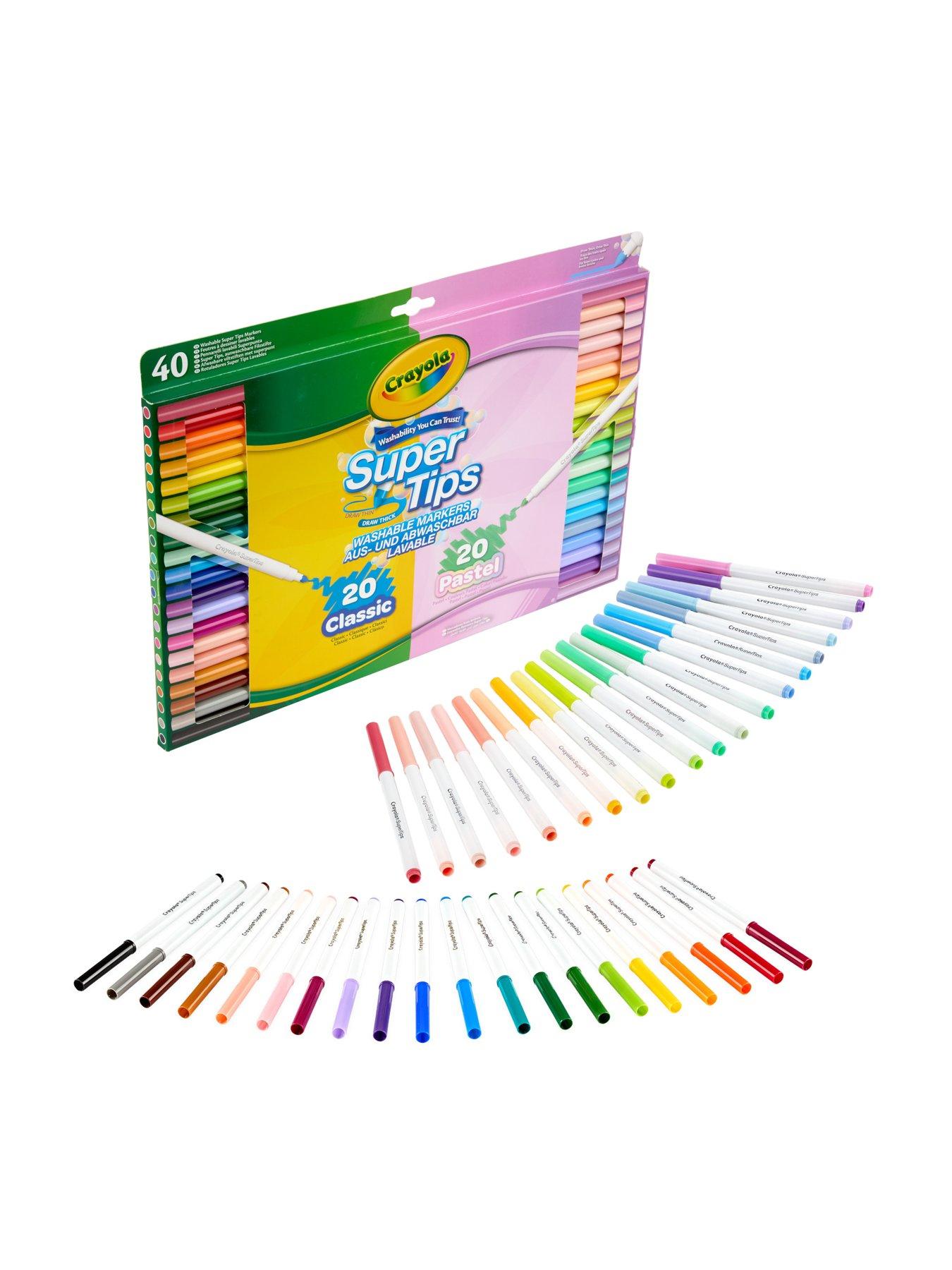 Image 4 of 5 of Crayola 40ct Supertips Featuring Pastels
