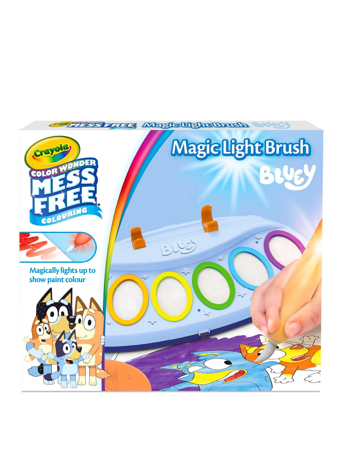 Crayola Colour Wonder Bluey Magic Light Up Brush