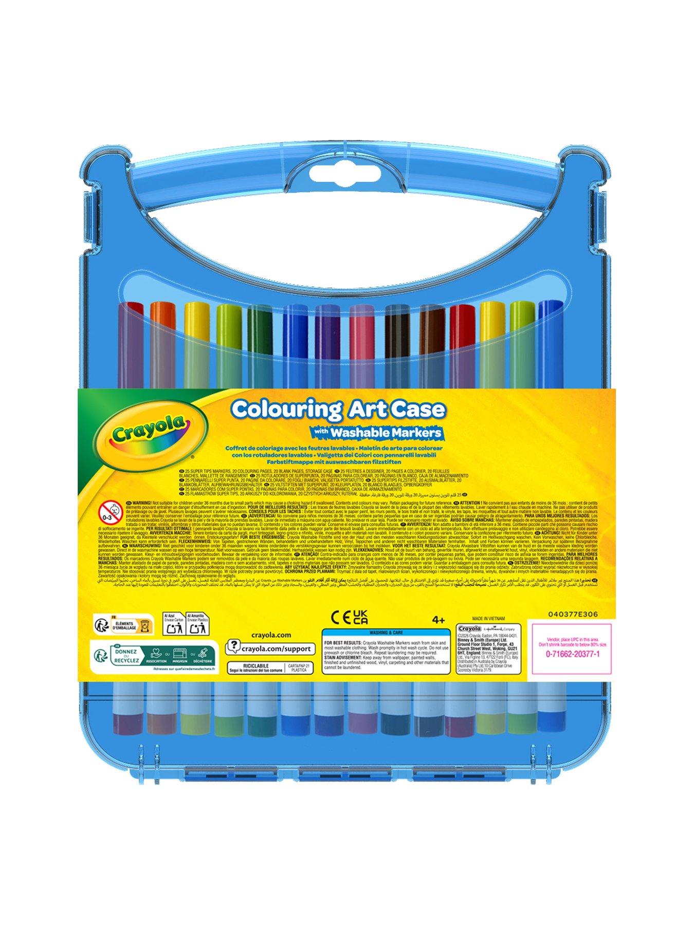 Image 2 of 6 of Crayola SuperTips Washable Markers Create &amp; Colour Case