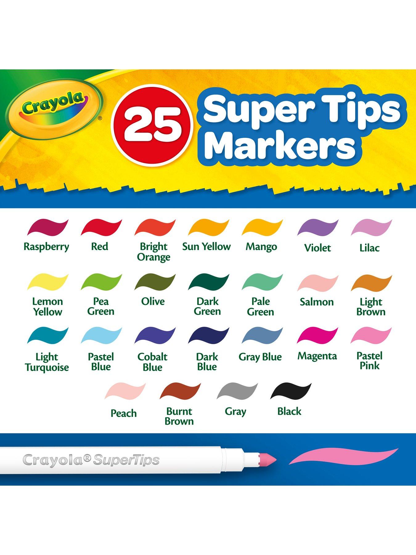 Image 3 of 6 of Crayola SuperTips Washable Markers Create &amp; Colour Case