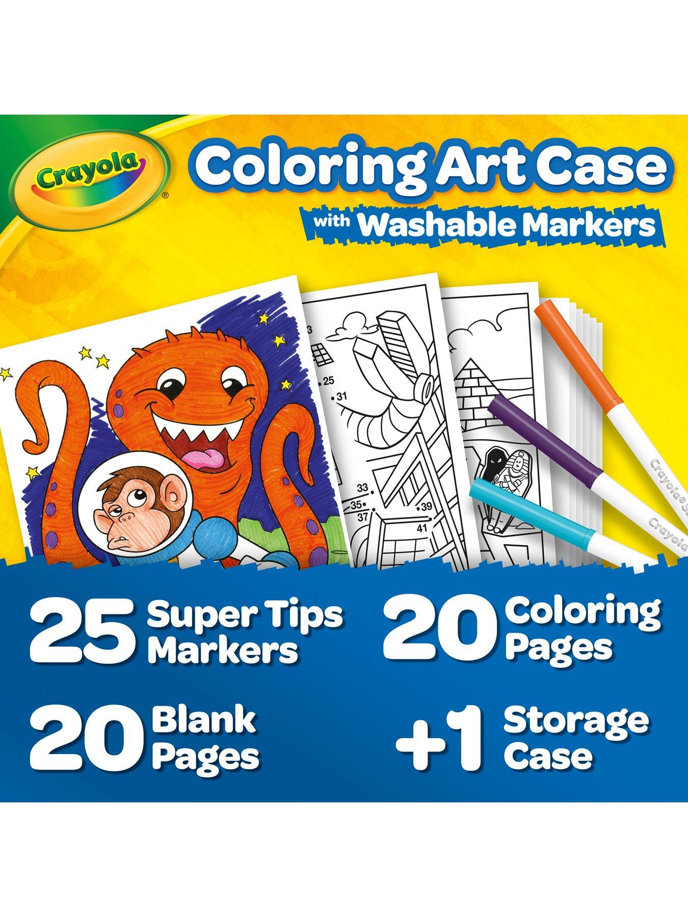 Image 4 of 6 of Crayola SuperTips Washable Markers Create &amp; Colour Case