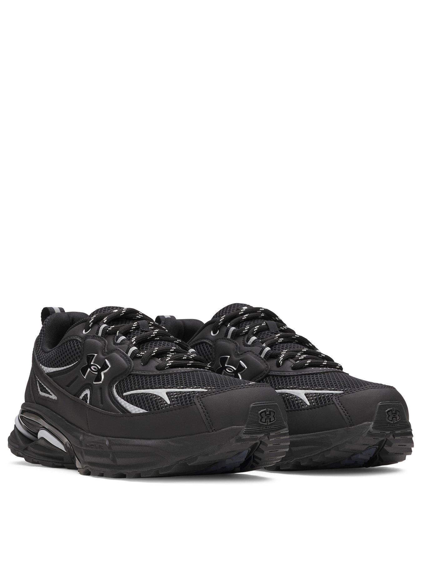 Image 2 of 4 of UNDER ARMOUR Mens Training Apparition Tech Cushioned Lace-Up Trainers - Black