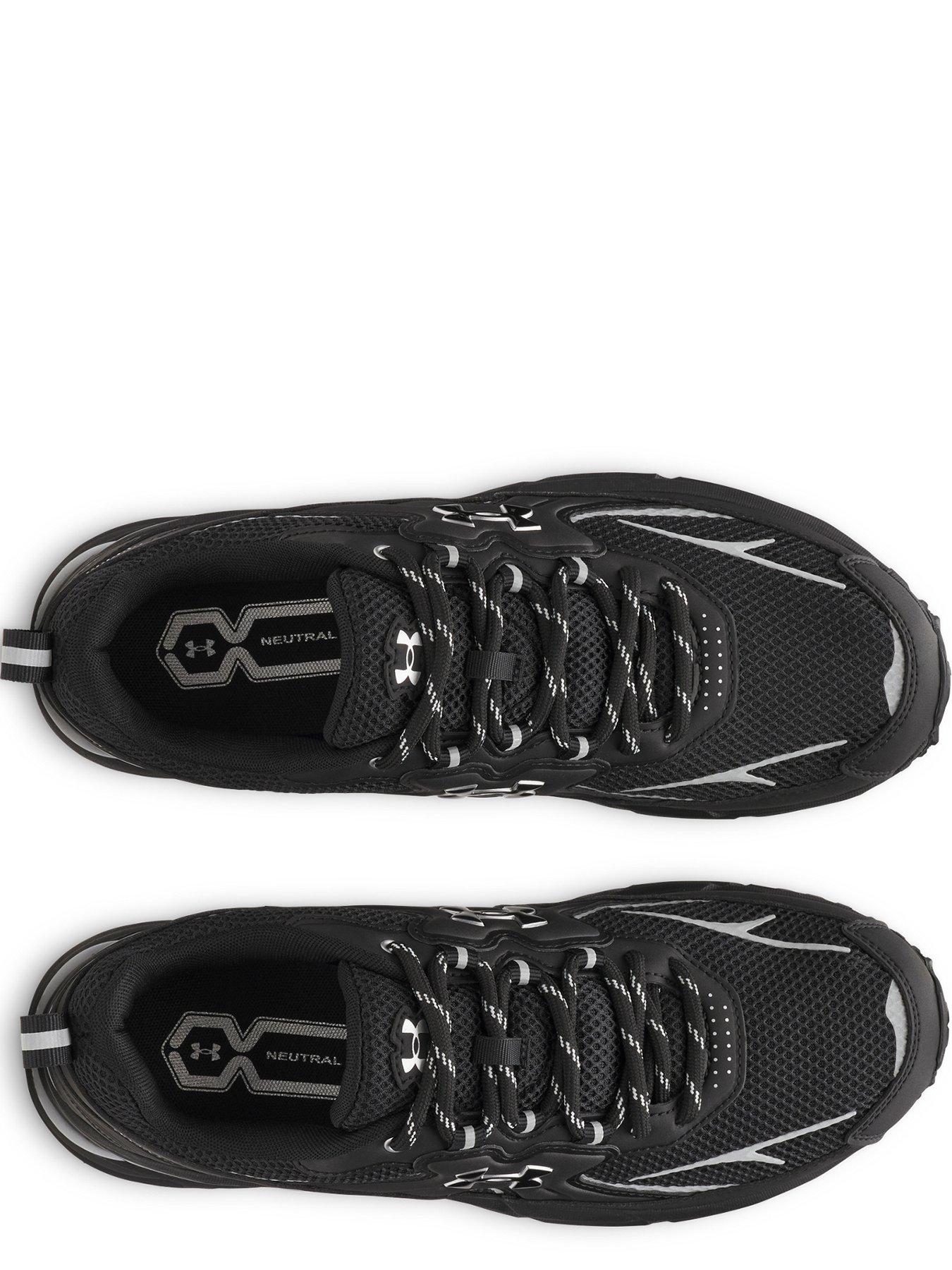 Image 3 of 4 of UNDER ARMOUR Mens Training Apparition Tech Cushioned Lace-Up Trainers - Black