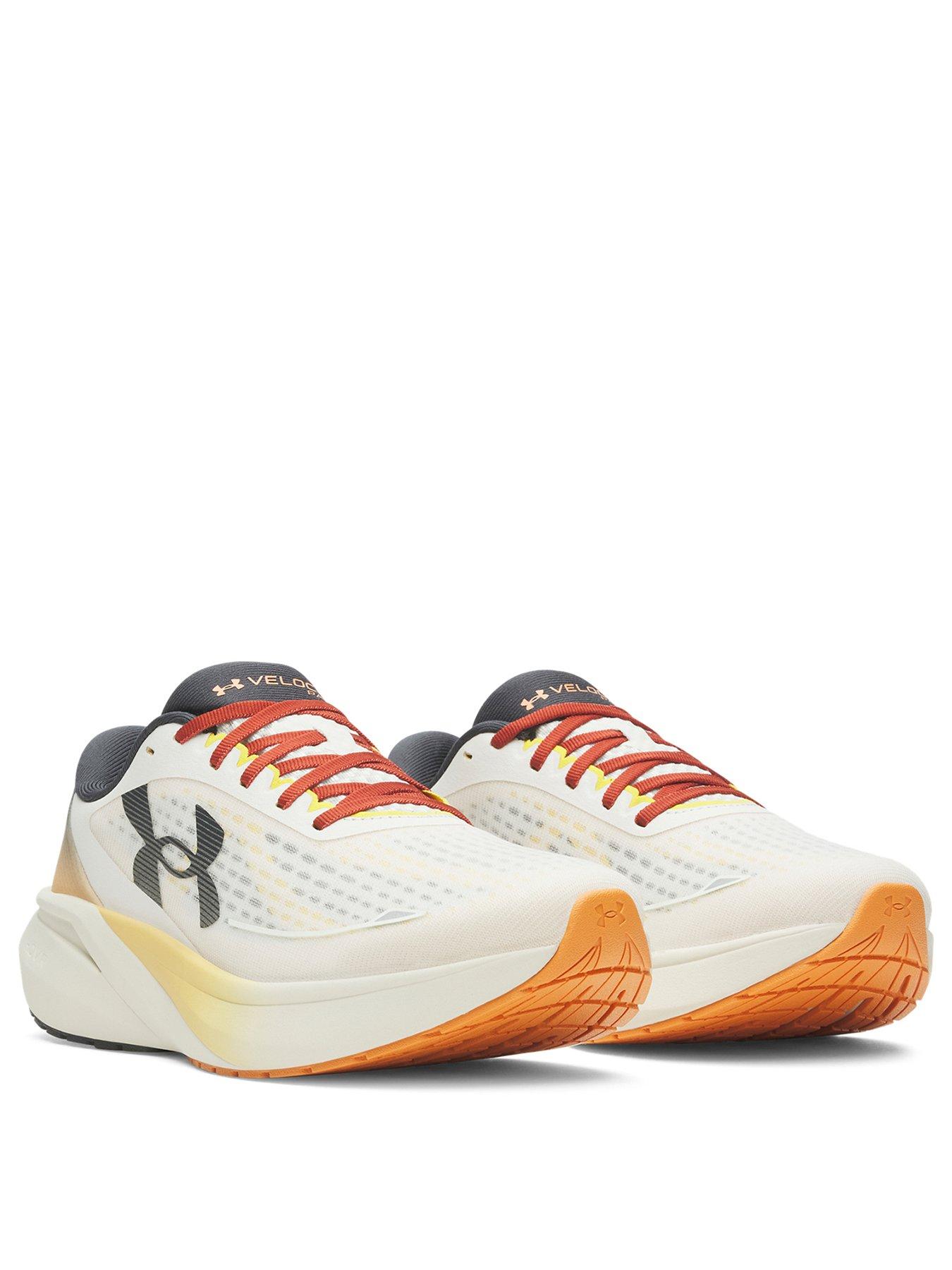 Image 2 of 5 of UNDER ARMOUR Mens Velociti Pace Lace-Up Running Trainers - Beige