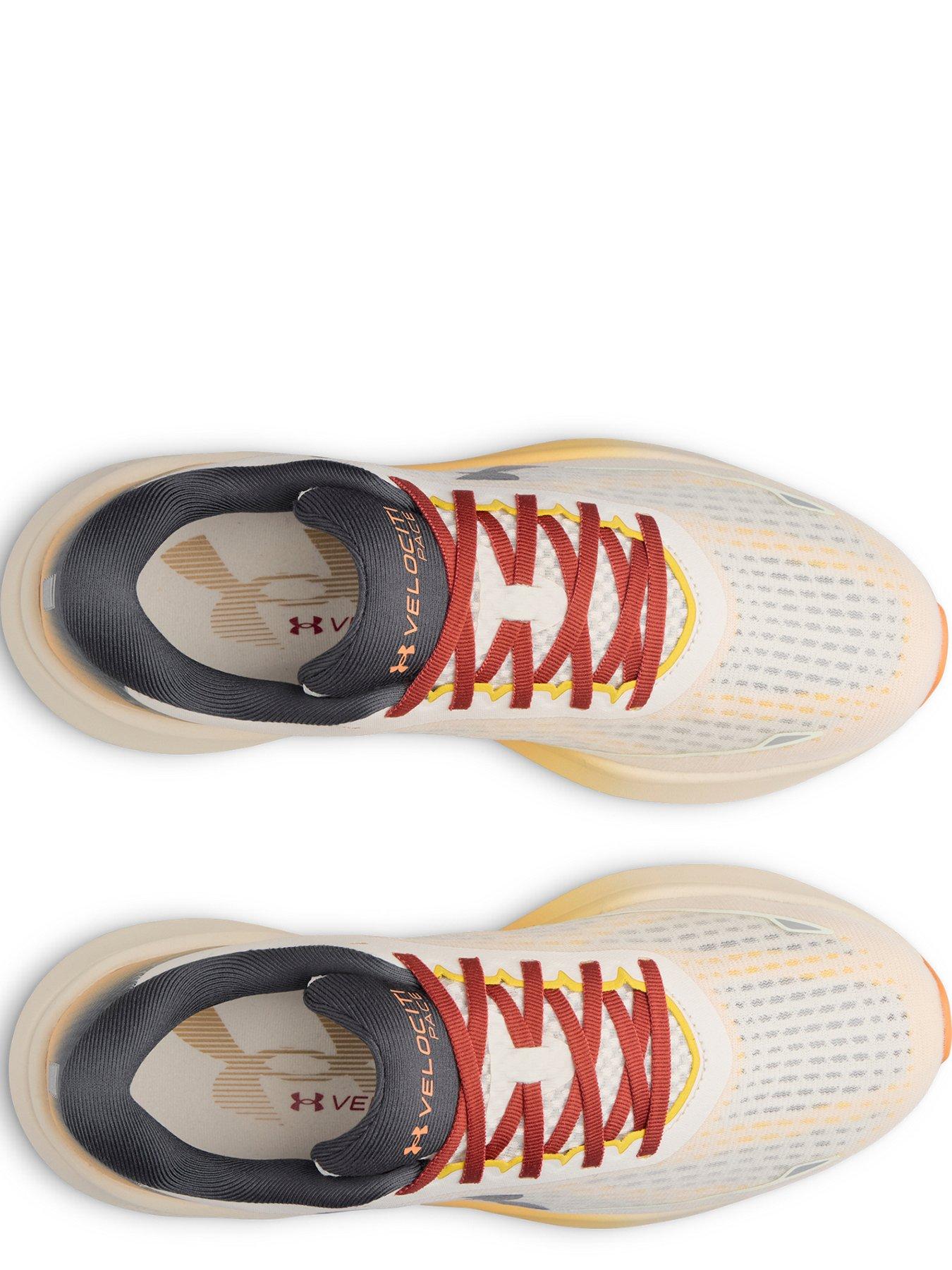Image 3 of 5 of UNDER ARMOUR Mens Velociti Pace Lace-Up Running Trainers - Beige