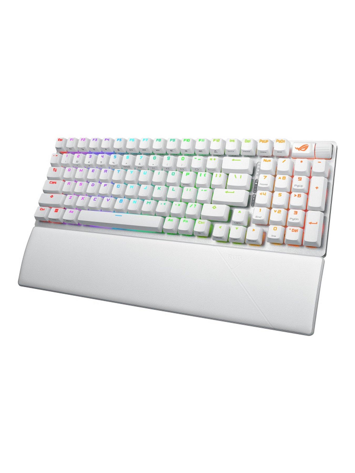 Image 3 of 5 of Asus ROG Strix Scope II 96 Keyboard - White