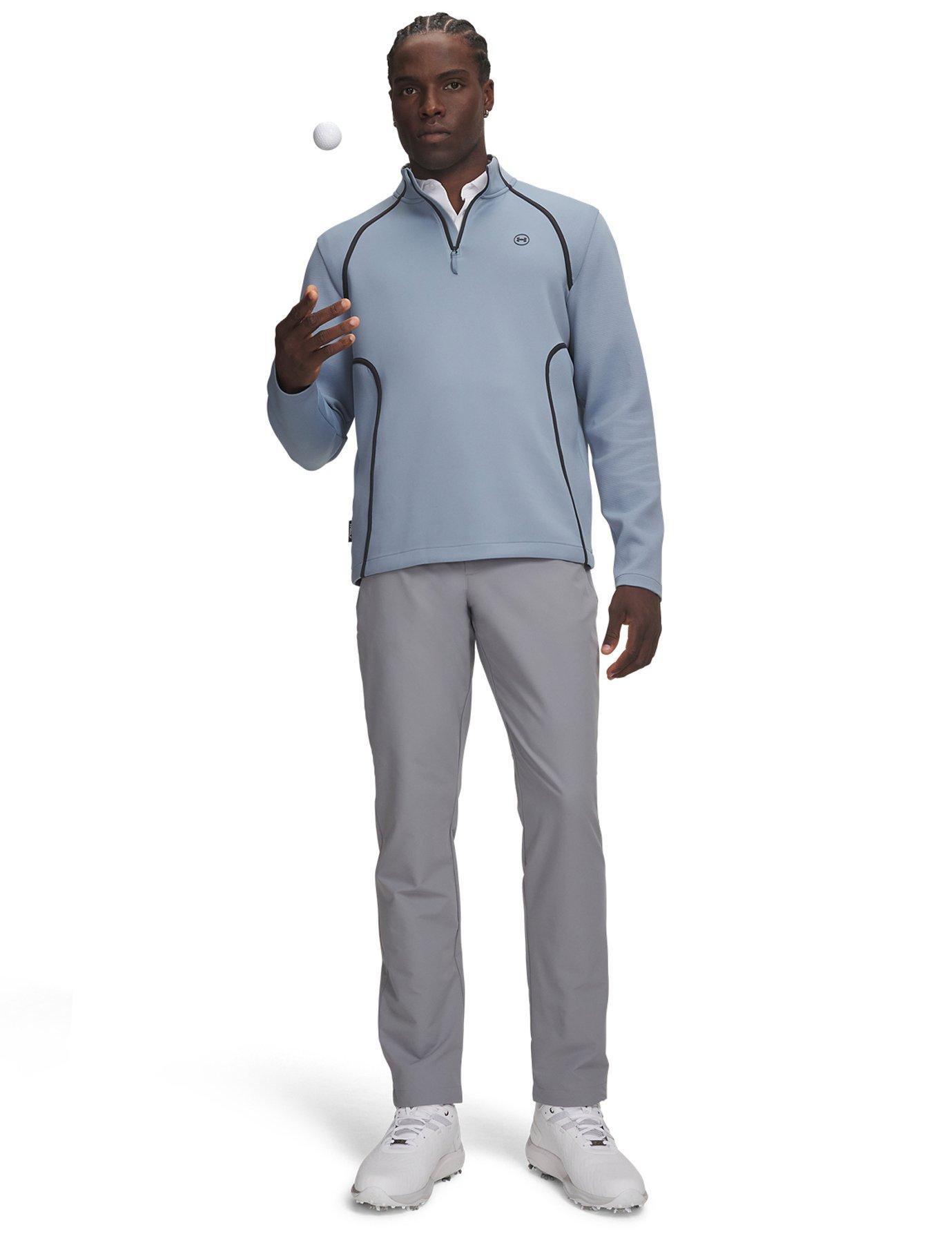 Image 3 of 3 of UNDER ARMOUR Men's Matchplay Tapered Pants - Steel / White