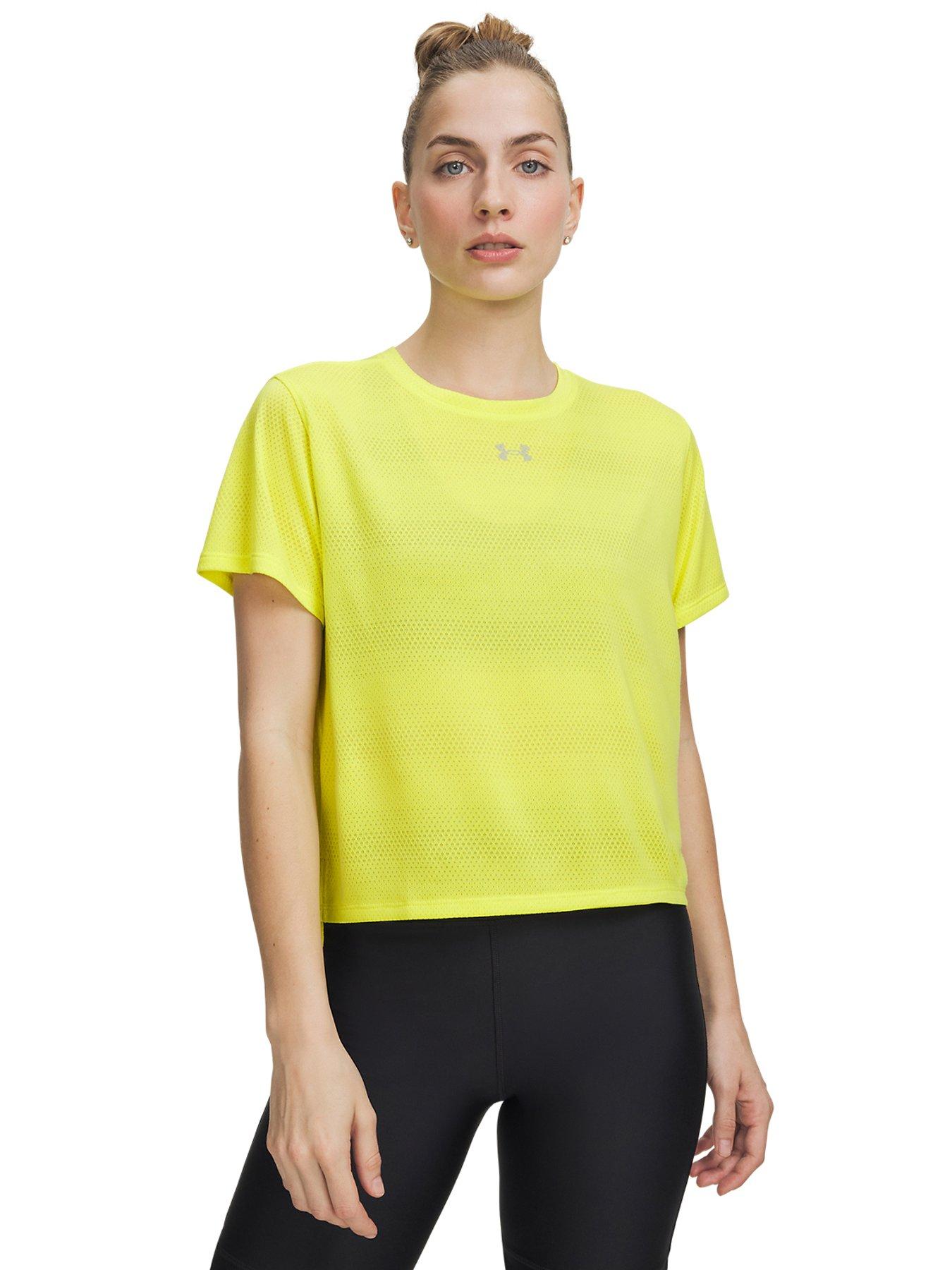 UNDER ARMOUR Women's Lightweight Running T-Shirt - Yellow
