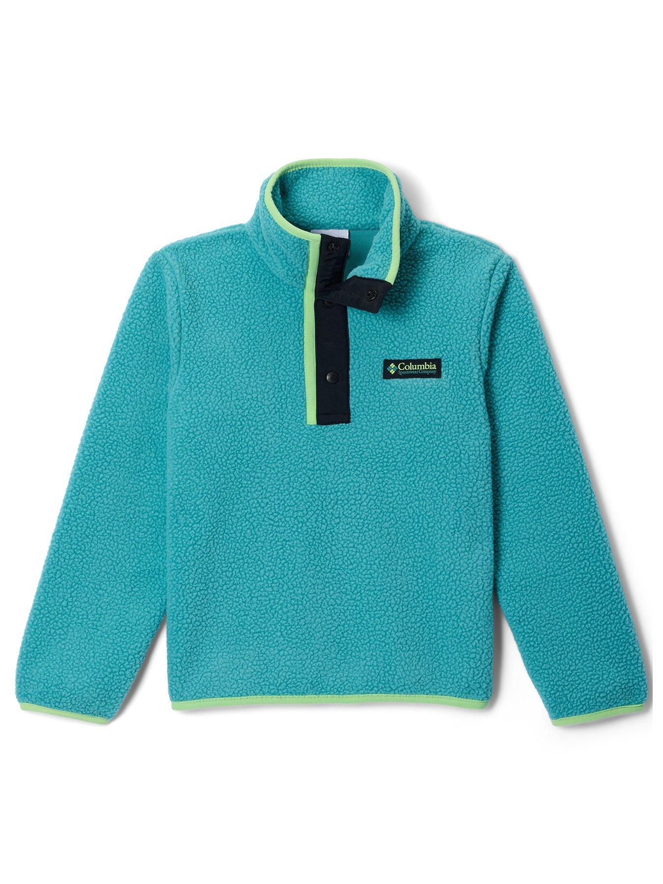 Columbia Junior Boys Helvetia Ii 1/2 Snap Fleece - Green