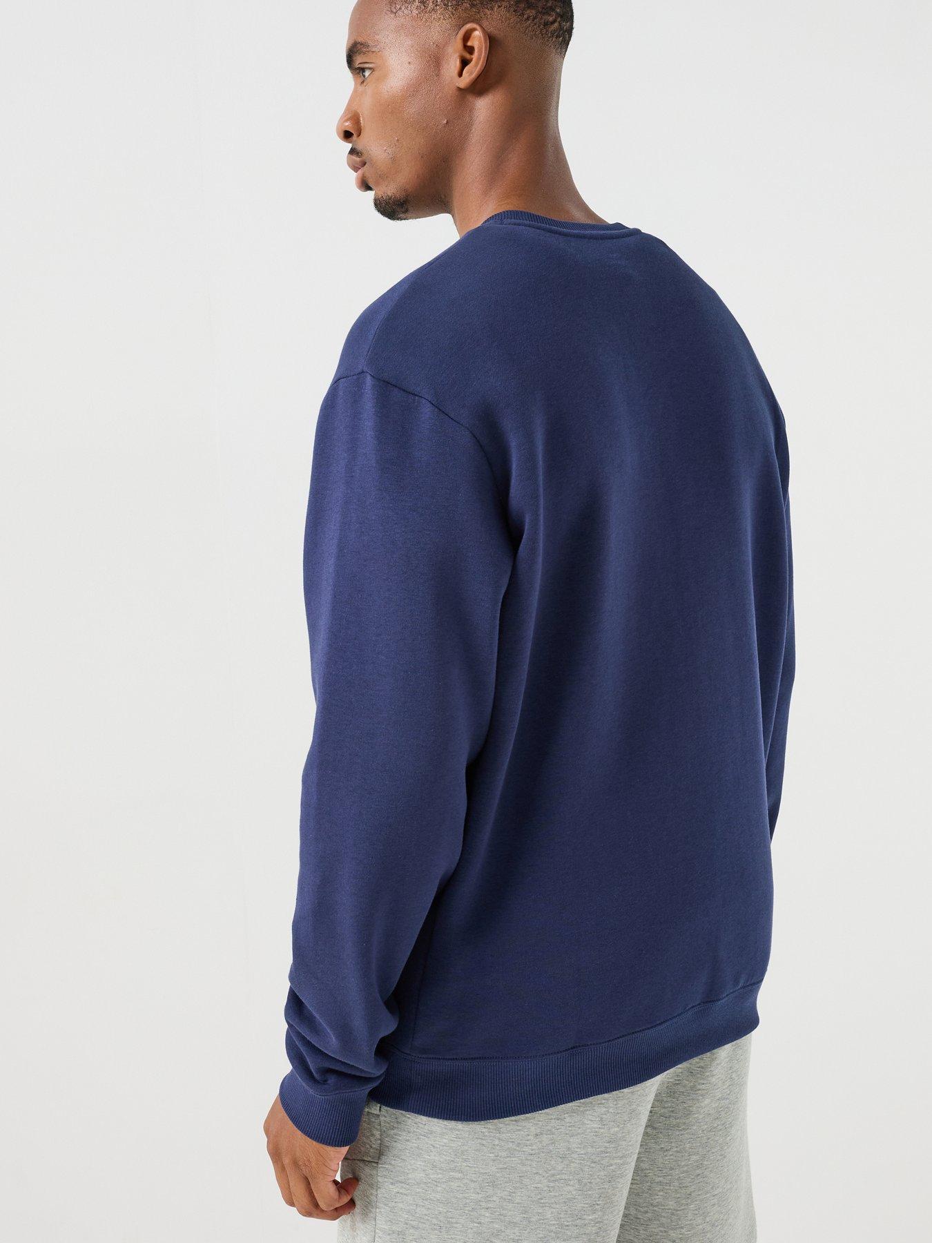 Image 2 of 6 of UNDER ARMOUR Mens Training Rival Fleece Crew - Navy